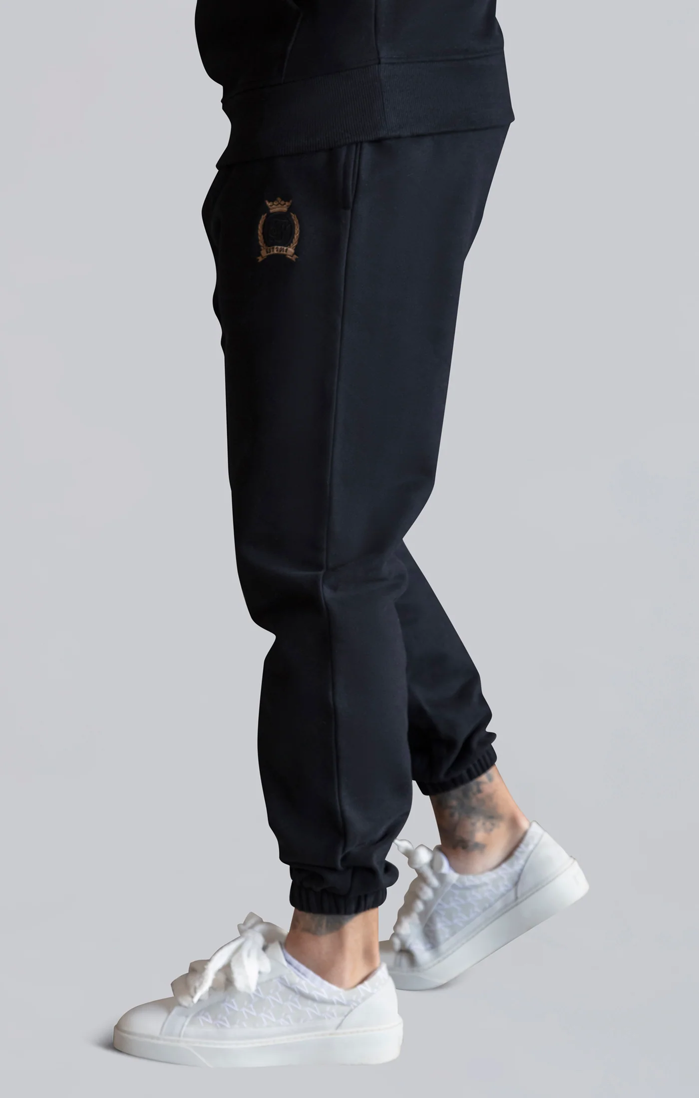 Black Relaxed Fit Joggers - Image 2
