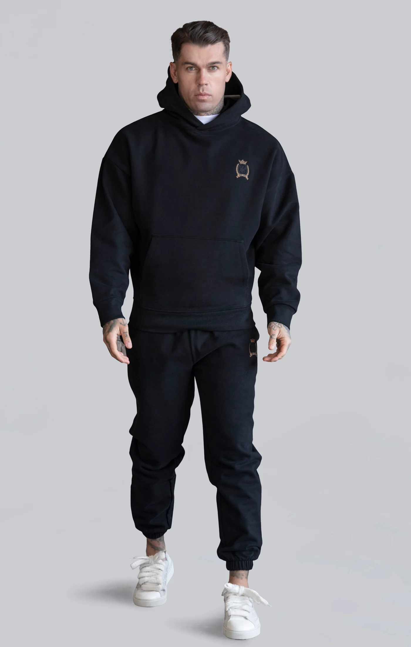 Black Relaxed Fit Joggers - Image 4