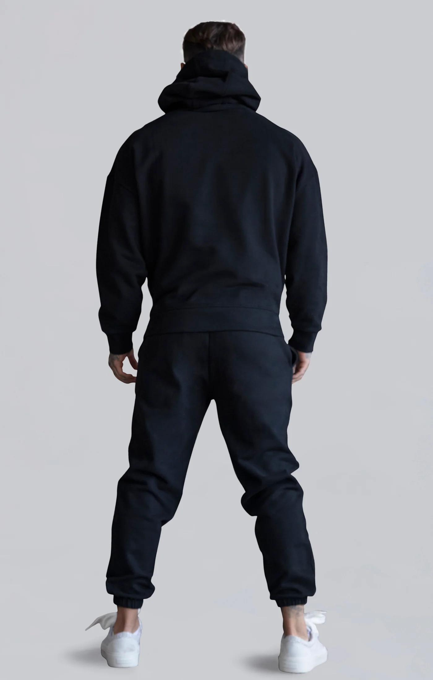 Black Relaxed Fit Joggers - Image 5