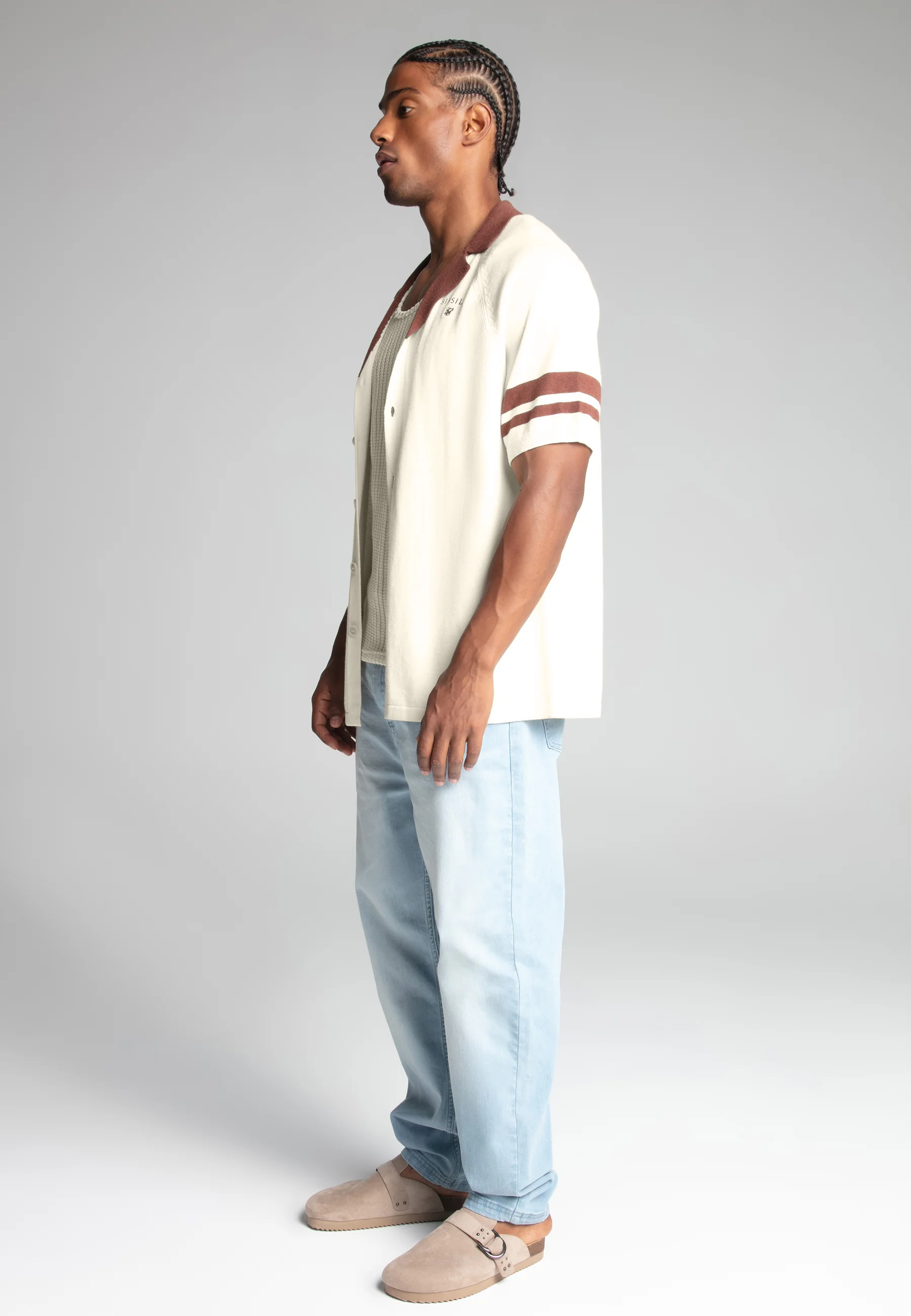 Ecru Retro Resort Shirt - Image 4