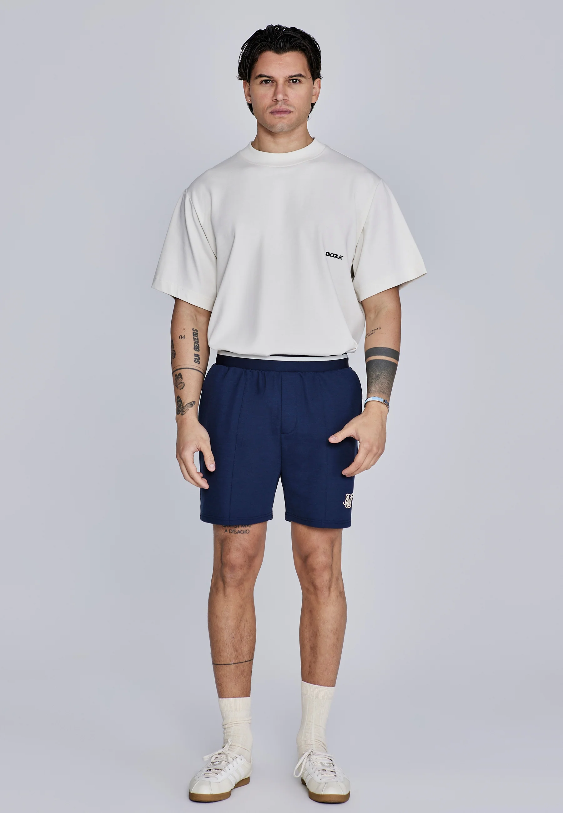 Navy Retro Shorts - Image 4