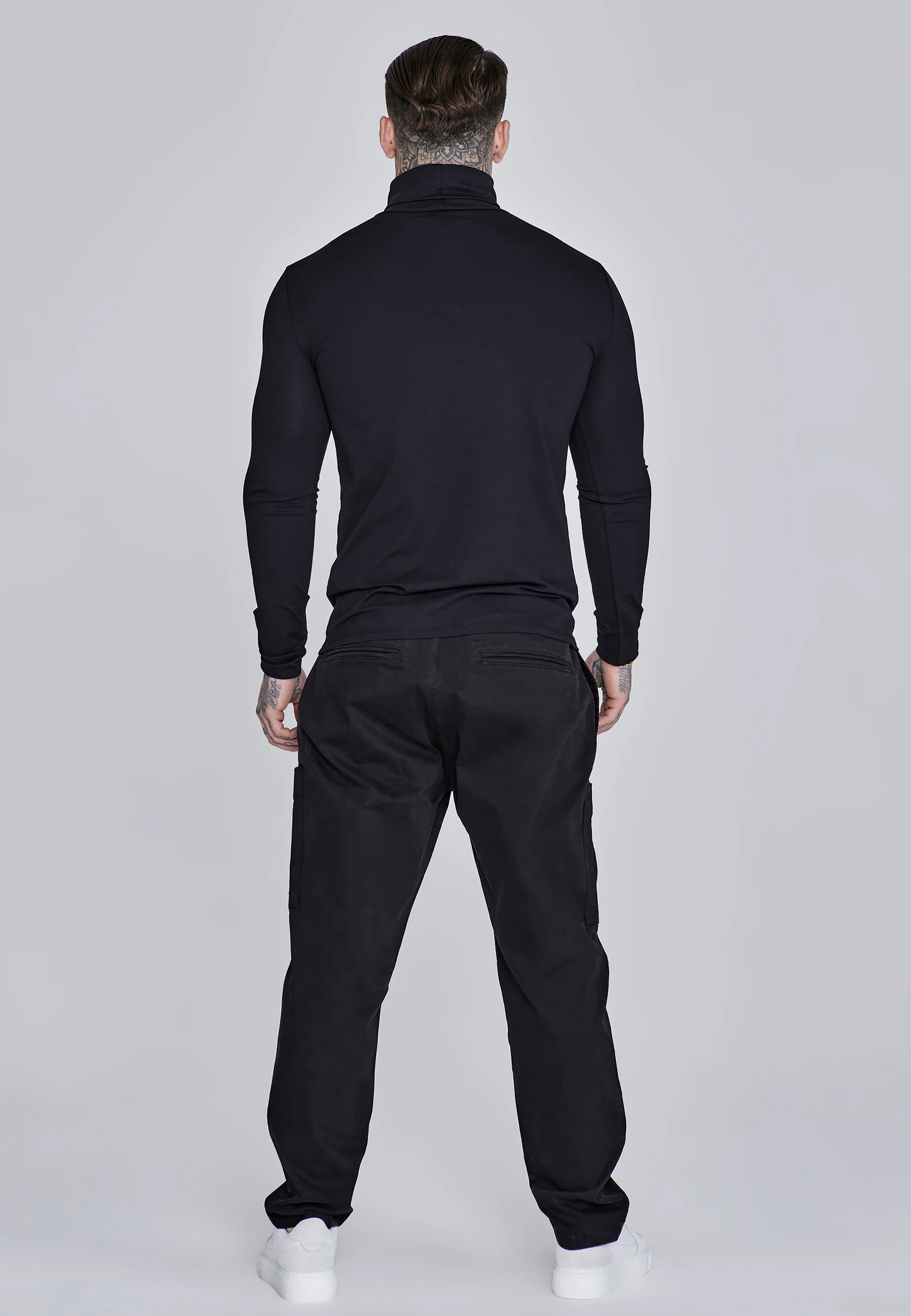 Black Roll Neck Top - Image 5