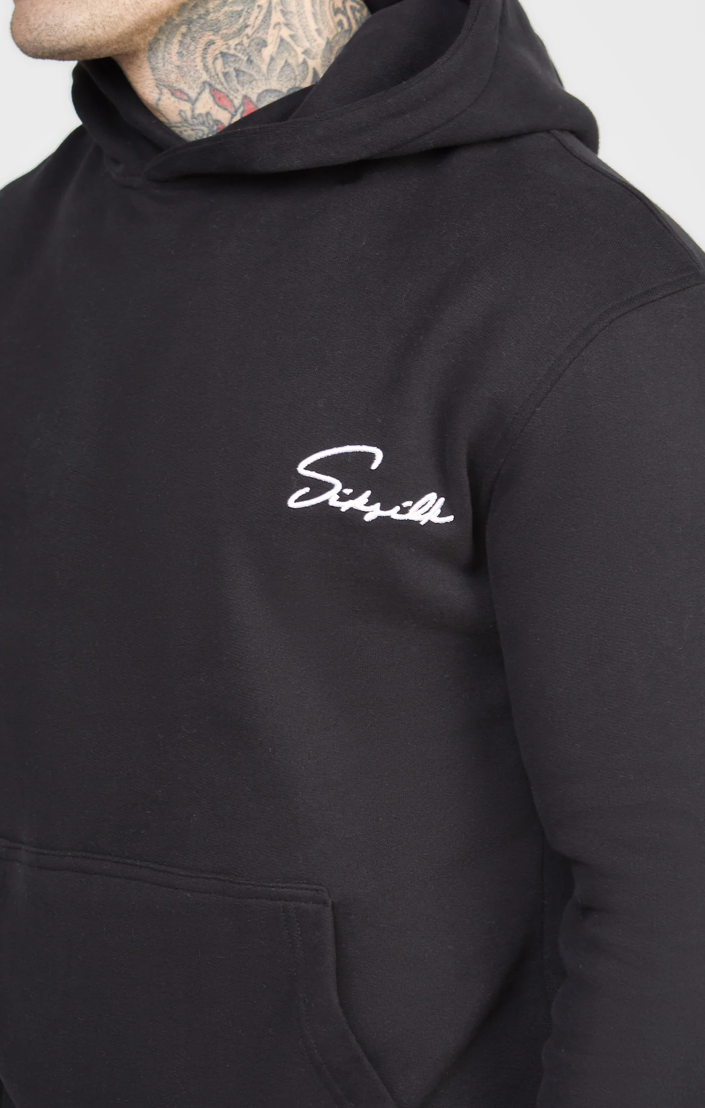 Script Embroidery Hood - Image 2