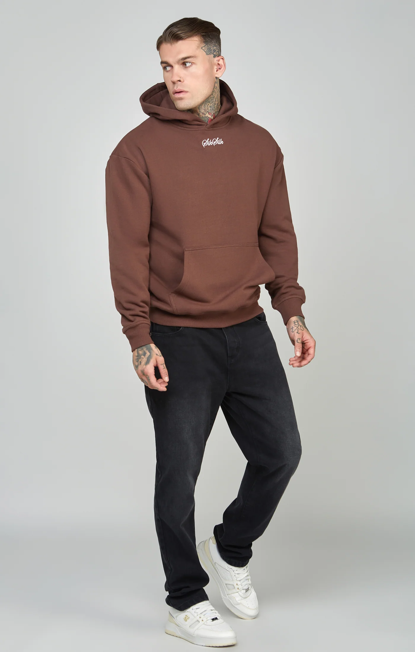 Script Logo Oversized Hoodie - Image 3
