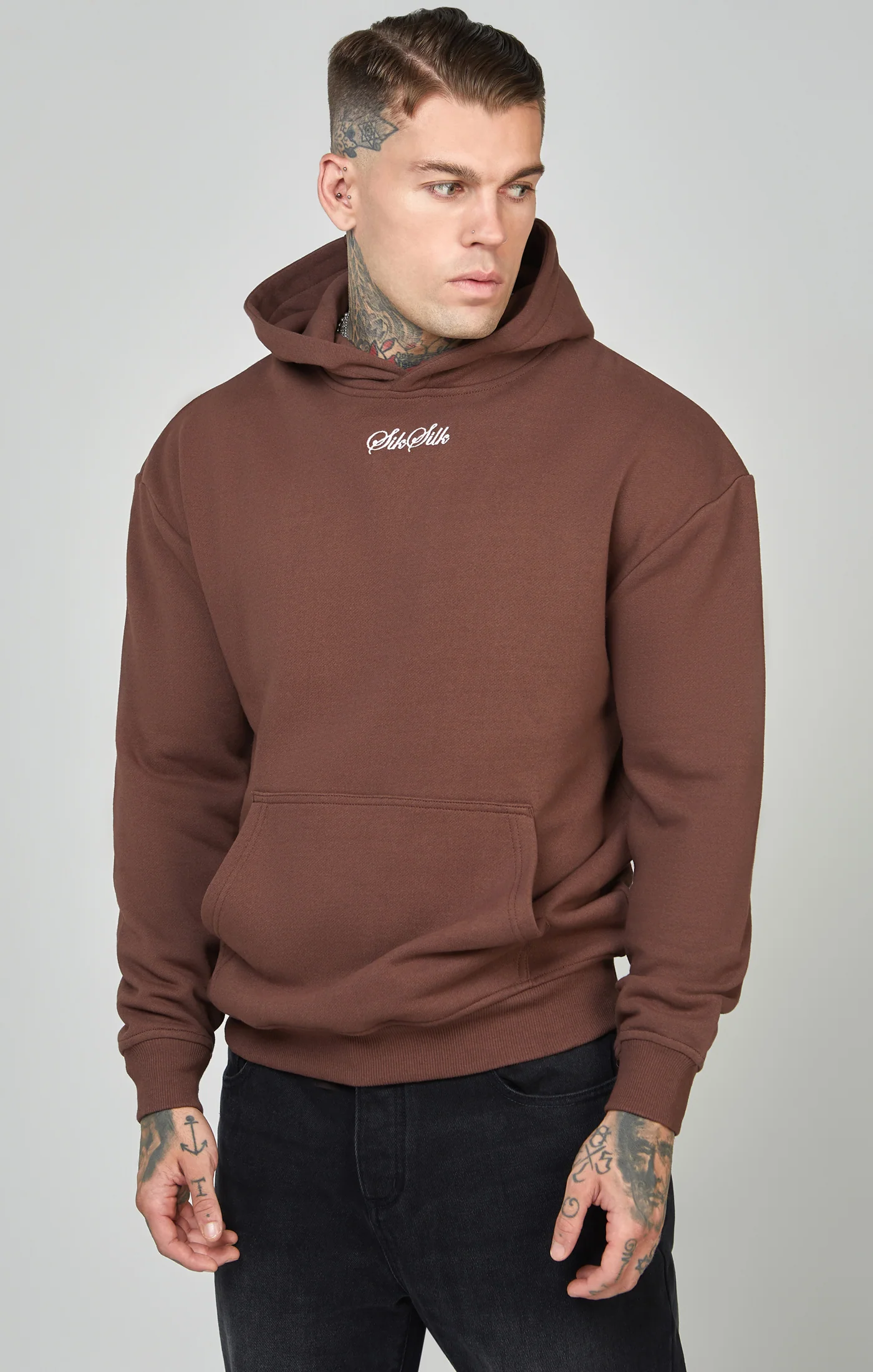 Script Logo Oversized Hoodie - Image 4