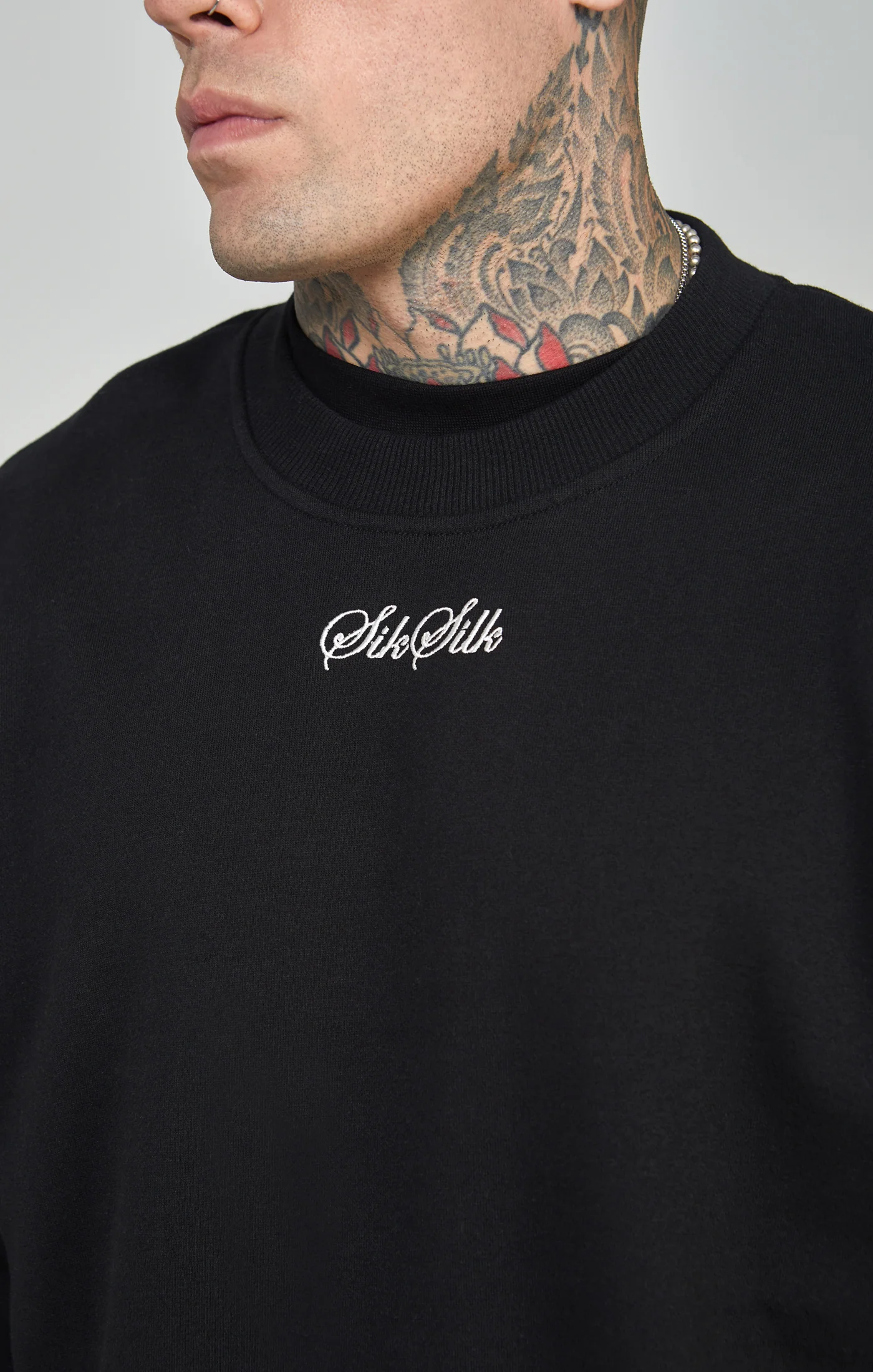 Script Logo Oversized Sweatshirt - Image 2