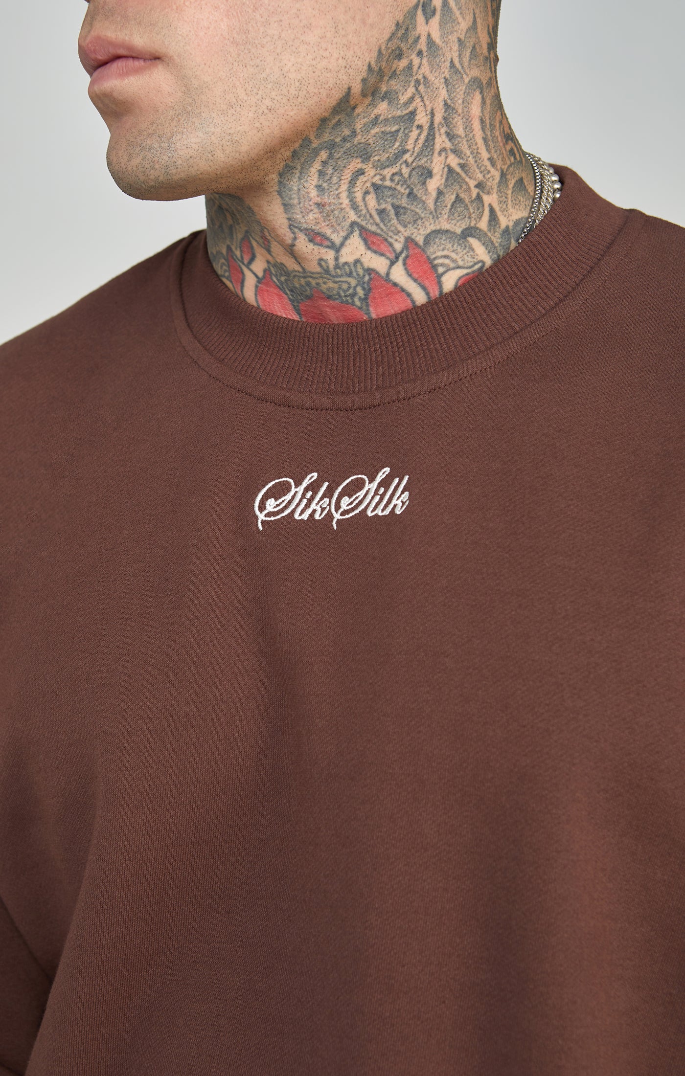 Script Logo Oversized Sweatshirt - Image 2