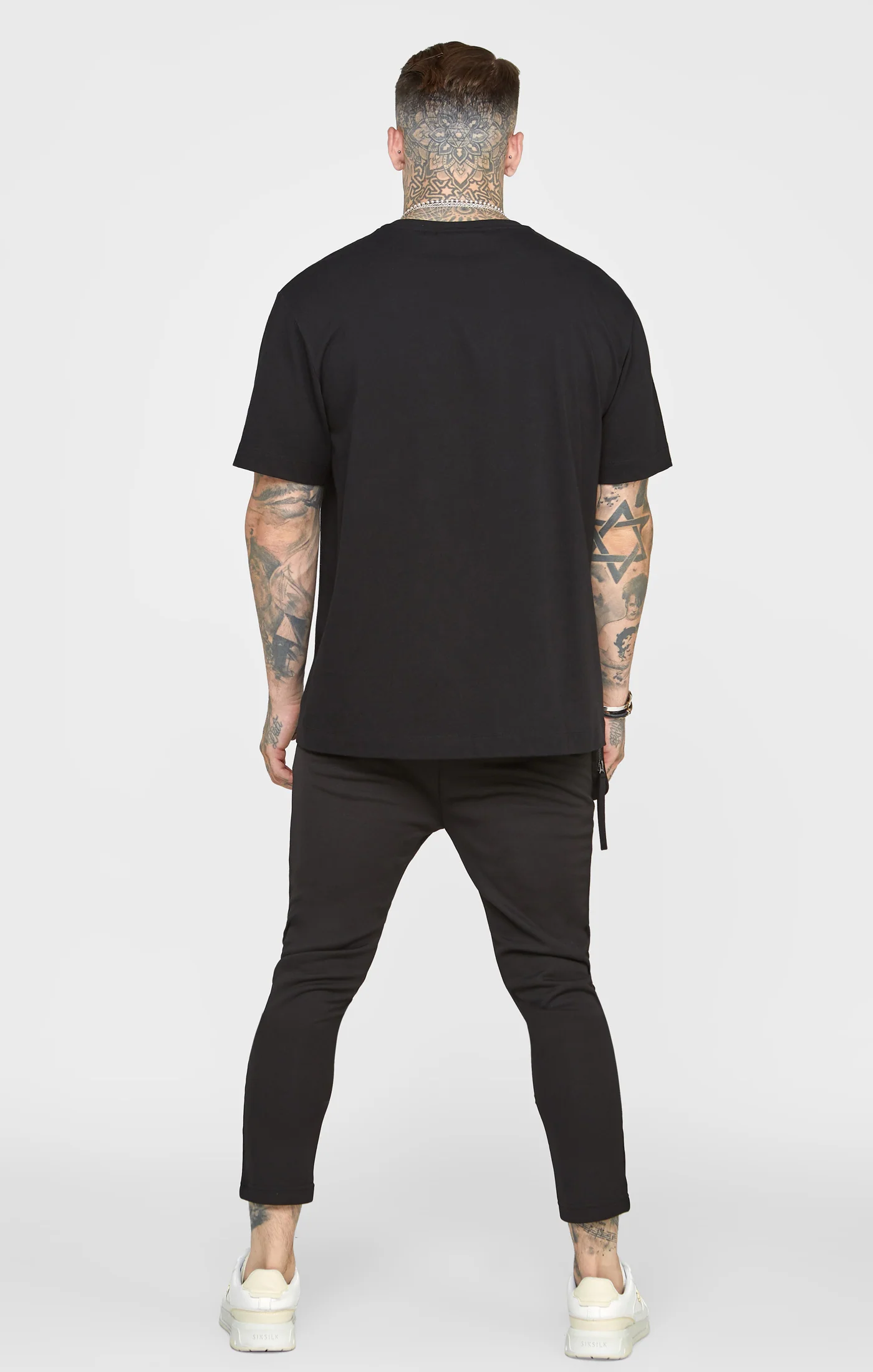 Black Cuffed Track Pant - Image 5