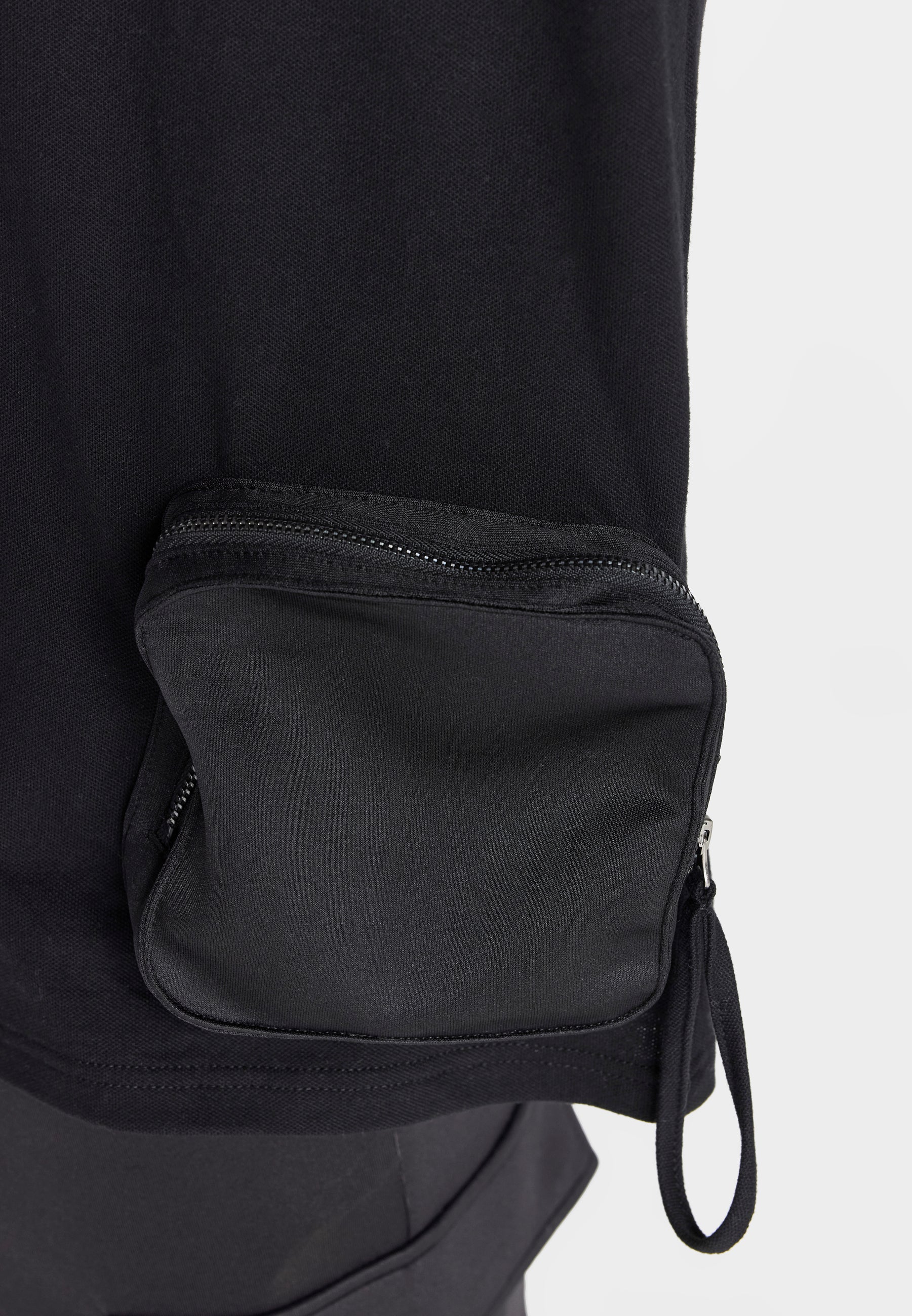 Black Pocket Oversized T-Shirt - Image 3