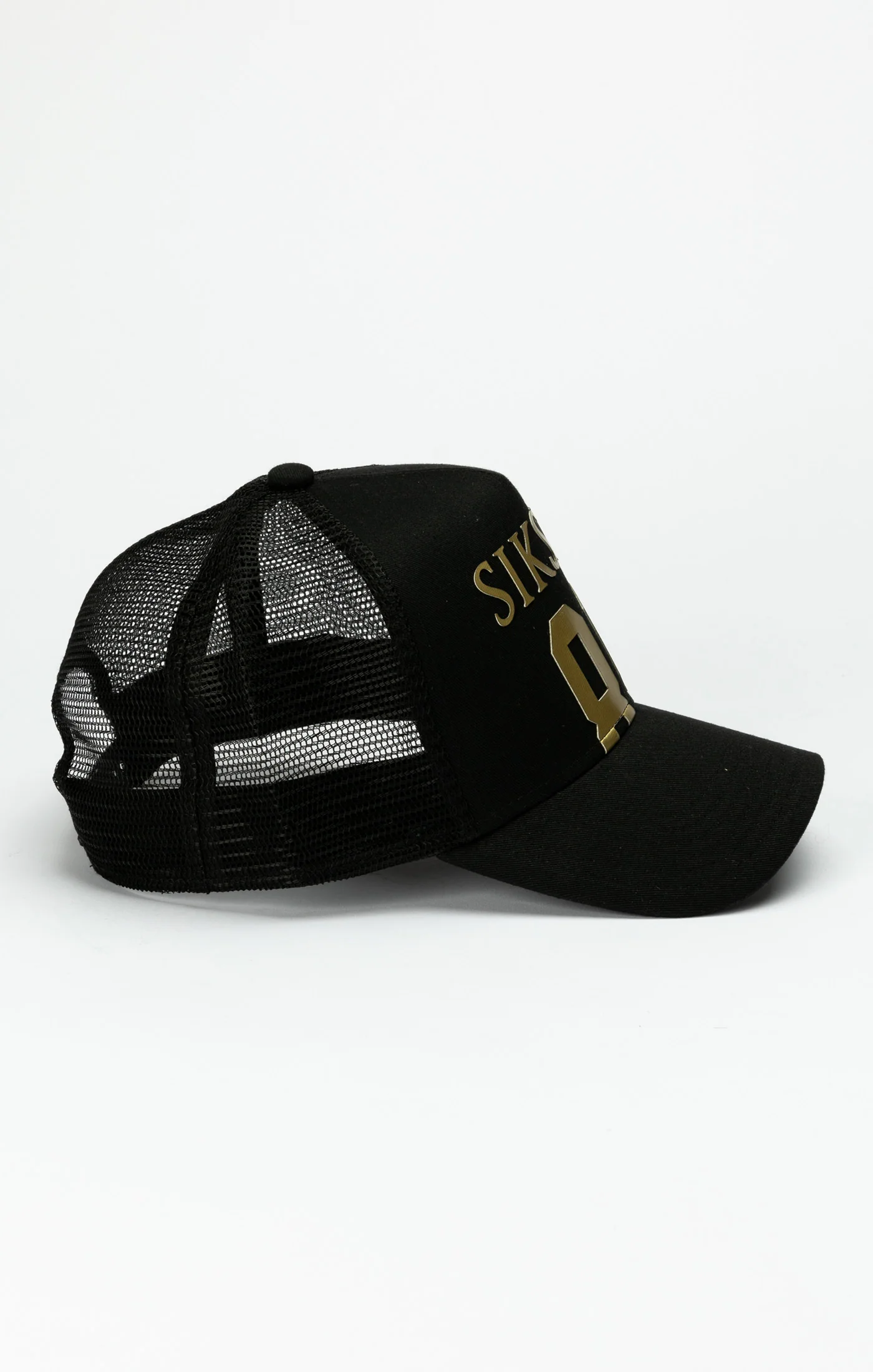 Black 89 Foam Mesh Trucker Cap - Image 2