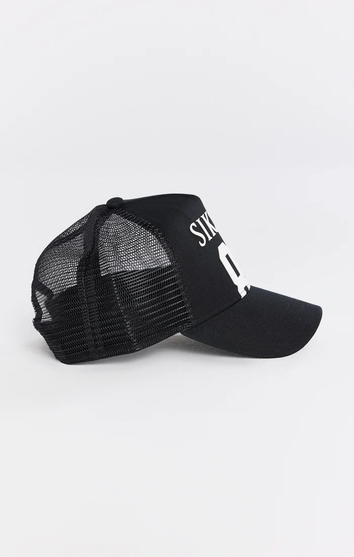 Black And White 89 Mesh Trucker Cap - Image 2