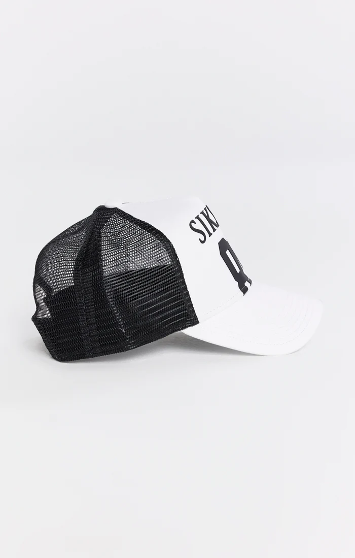 White 89 Mesh Trucker Cap - Image 2