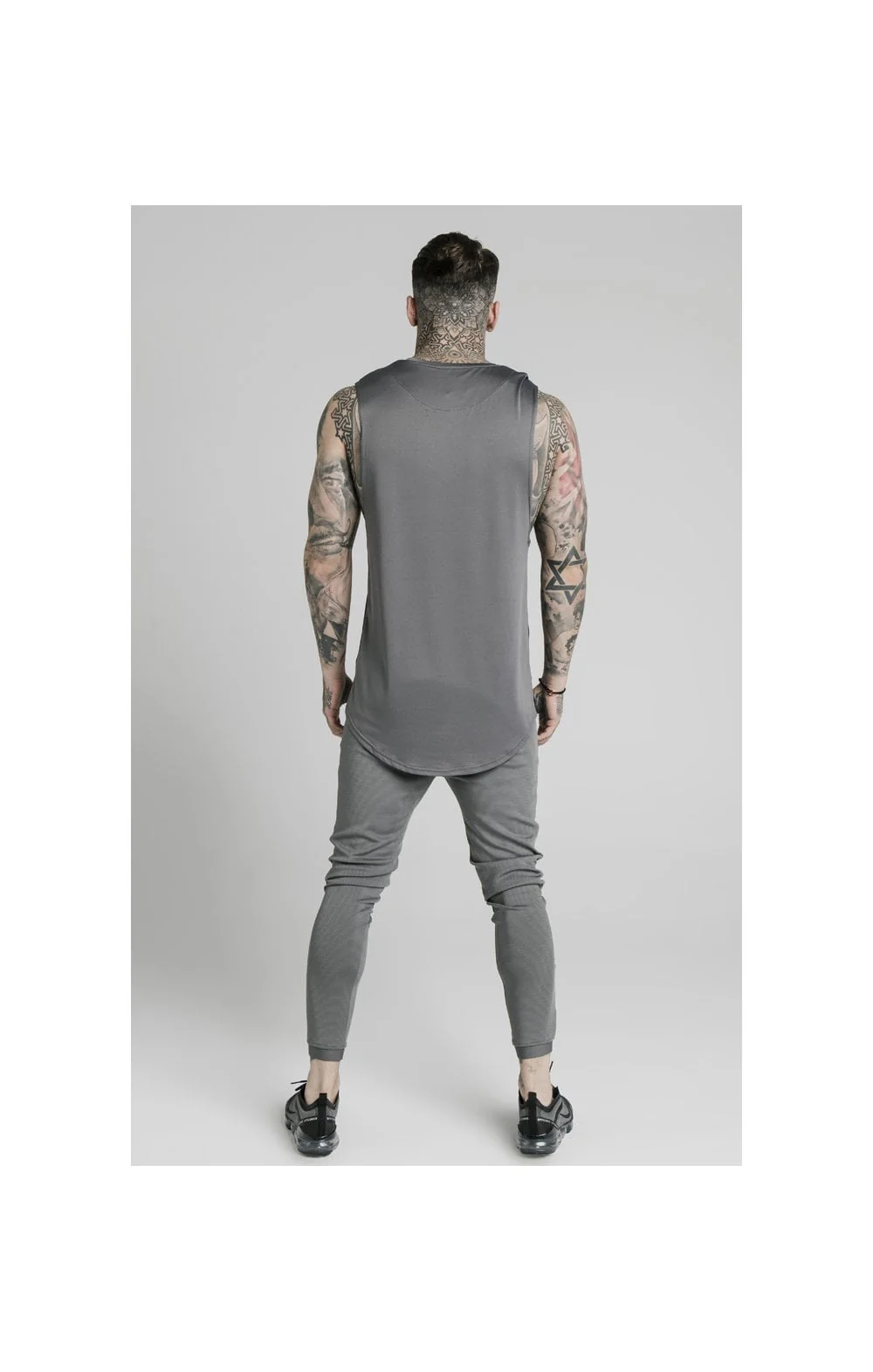 SikSilk Active Poly Sports Vest - Grey - Image 5
