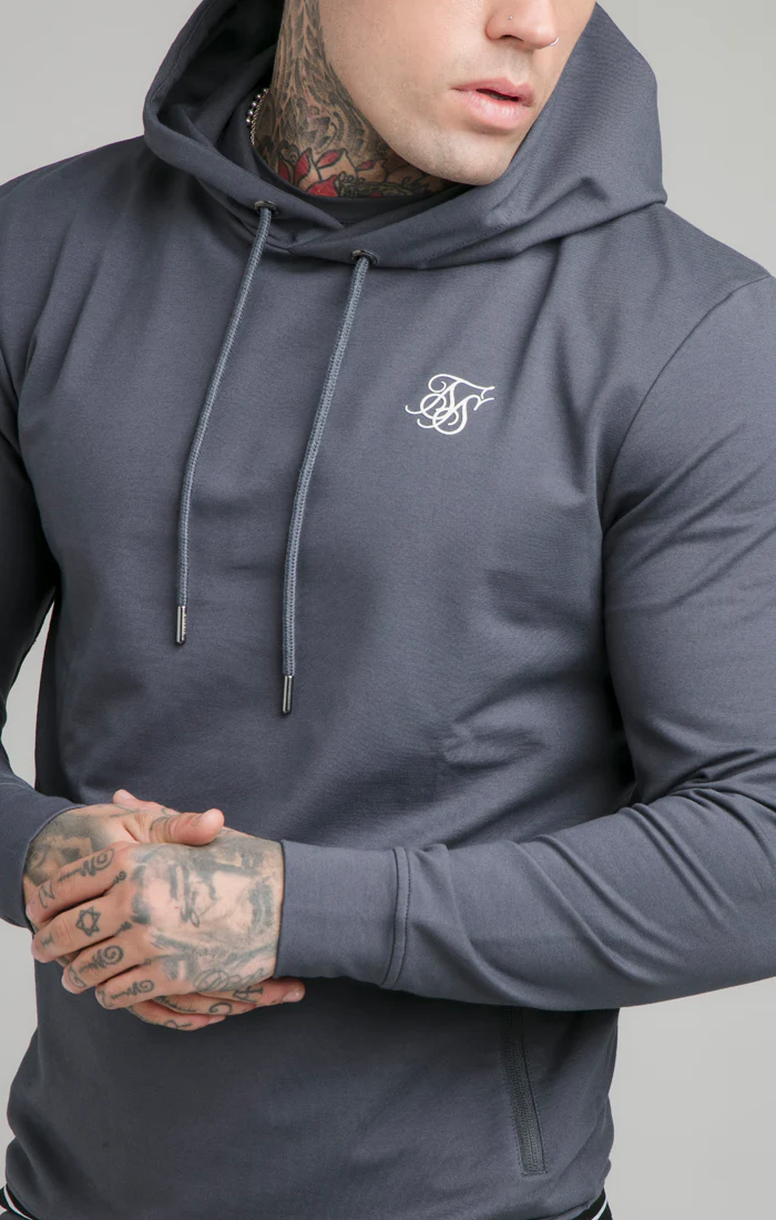 Navy Active Tape Overhead Hoodie - Image 2