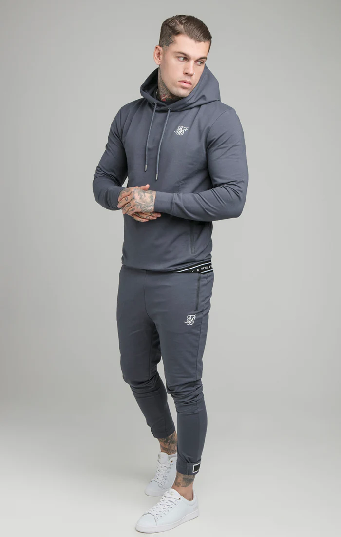 Navy Active Tape Overhead Hoodie - Image 3