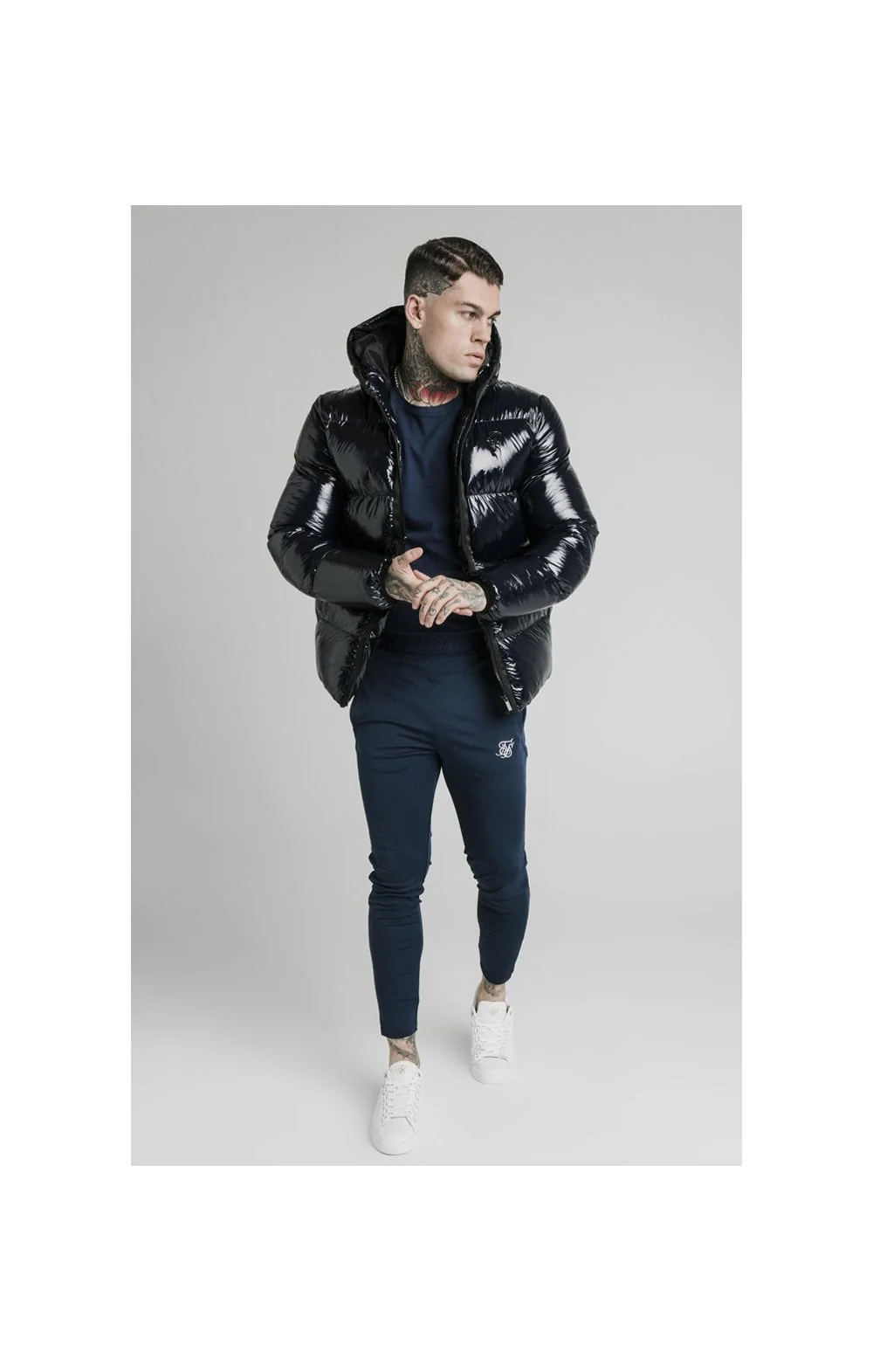 SikSilk Adapt Jacket - Navy - Image 4