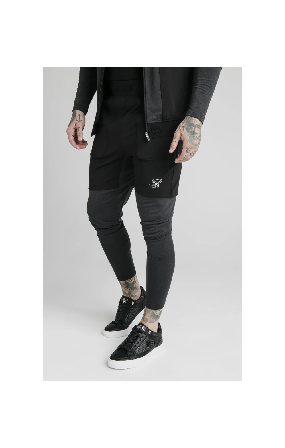 SikSilk Advanced Tech Track Pants - Black - Image 3