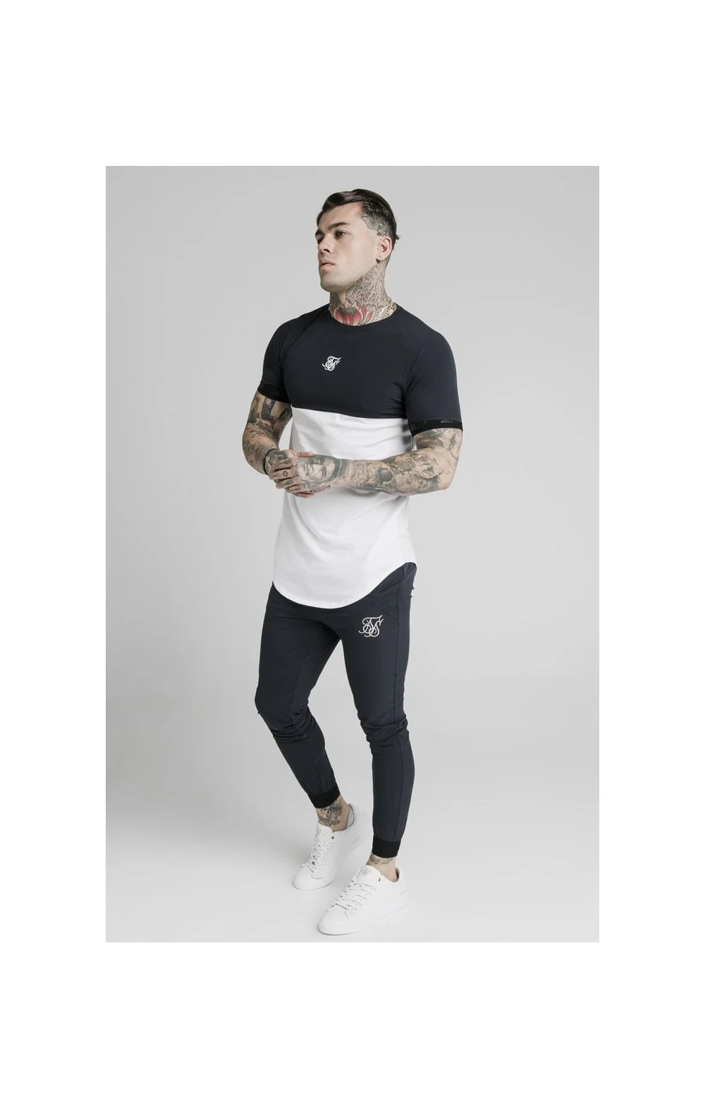 SikSilk Agility Poly Rib Track Pants - Midnight Navy - Image 5