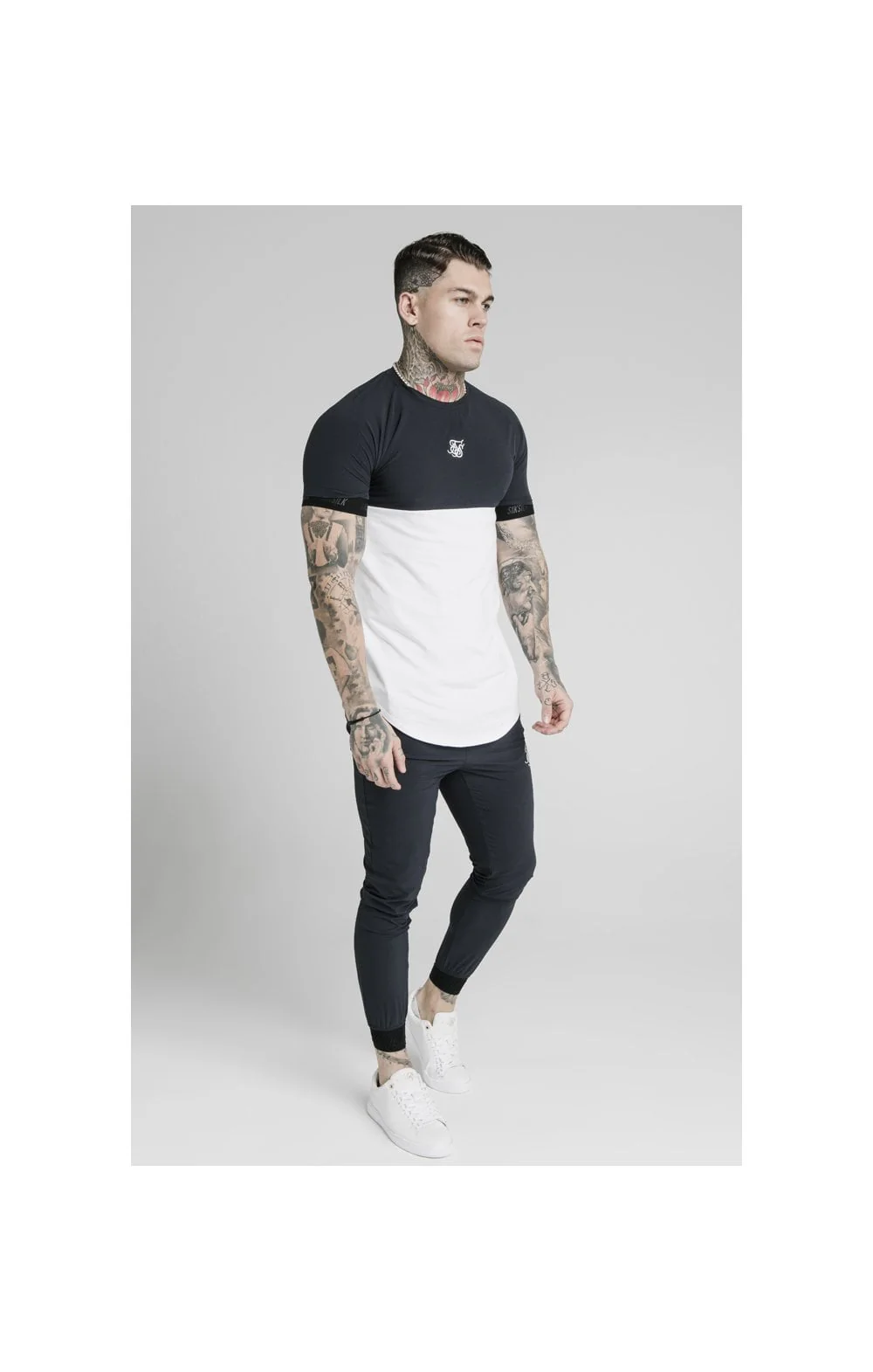 SikSilk Agility Poly Rib Track Pants - Midnight Navy - Image 6