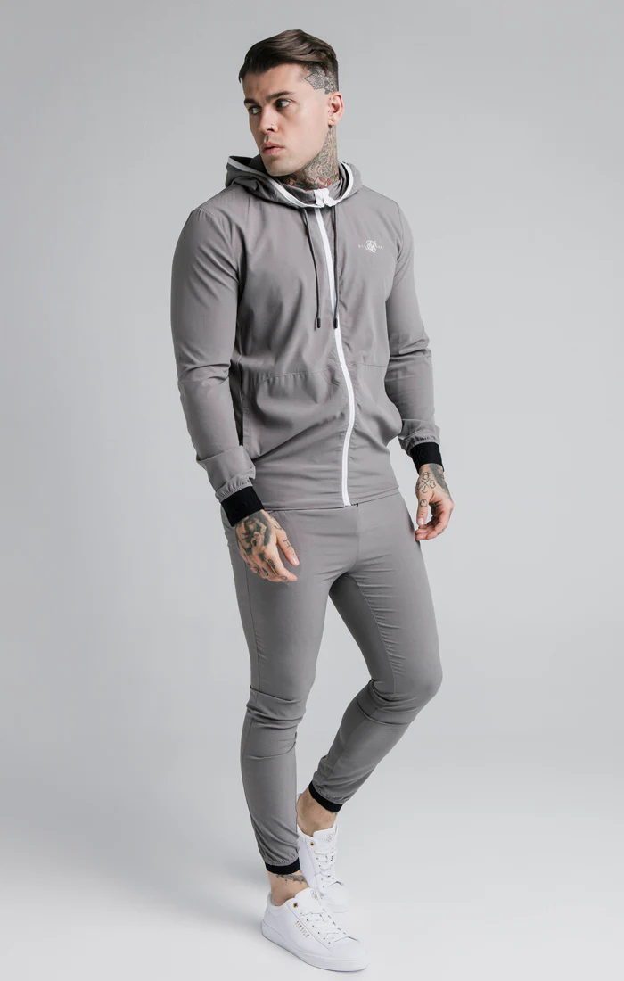 Grey Zip-Thru Hoodie - Image 4