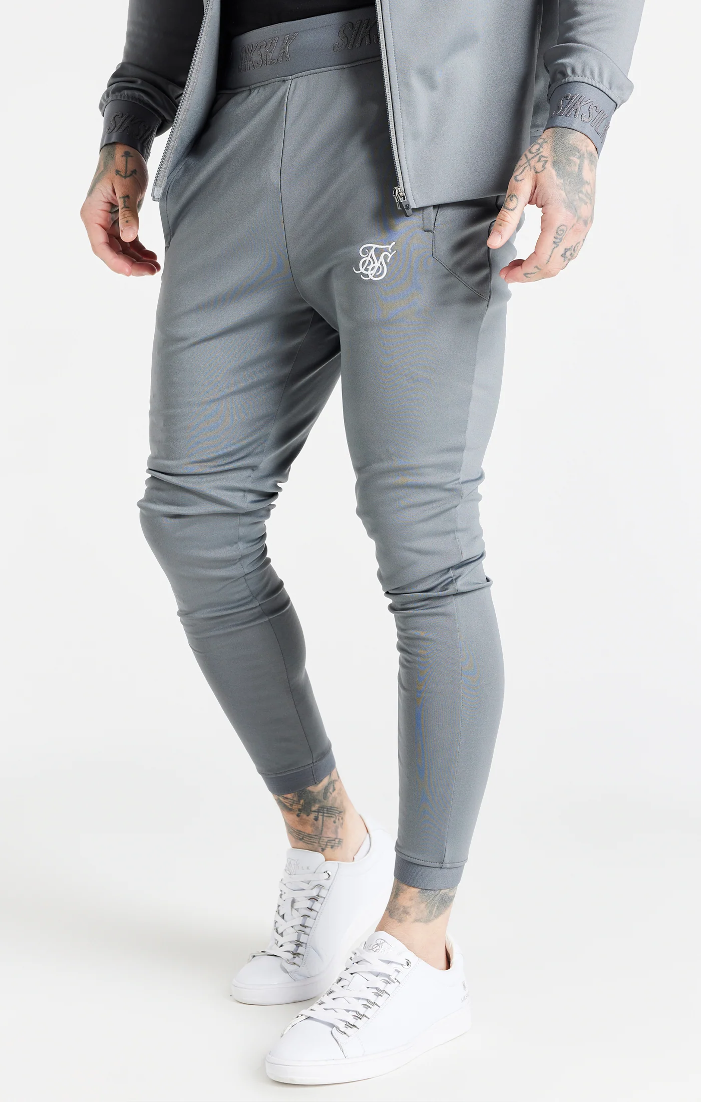 SikSilk Agility Track Pant - Grey