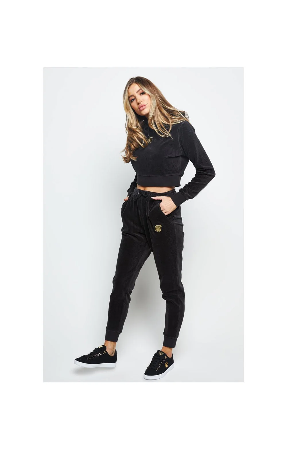 SikSilk Allure Joggers - Black - Image 4