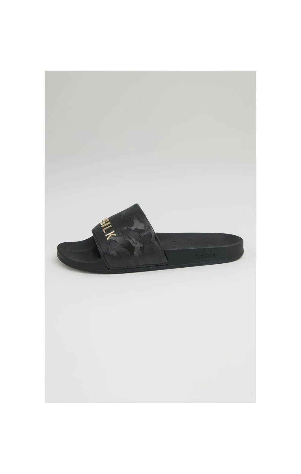 SikSilk Alpha Camo Slides - Black