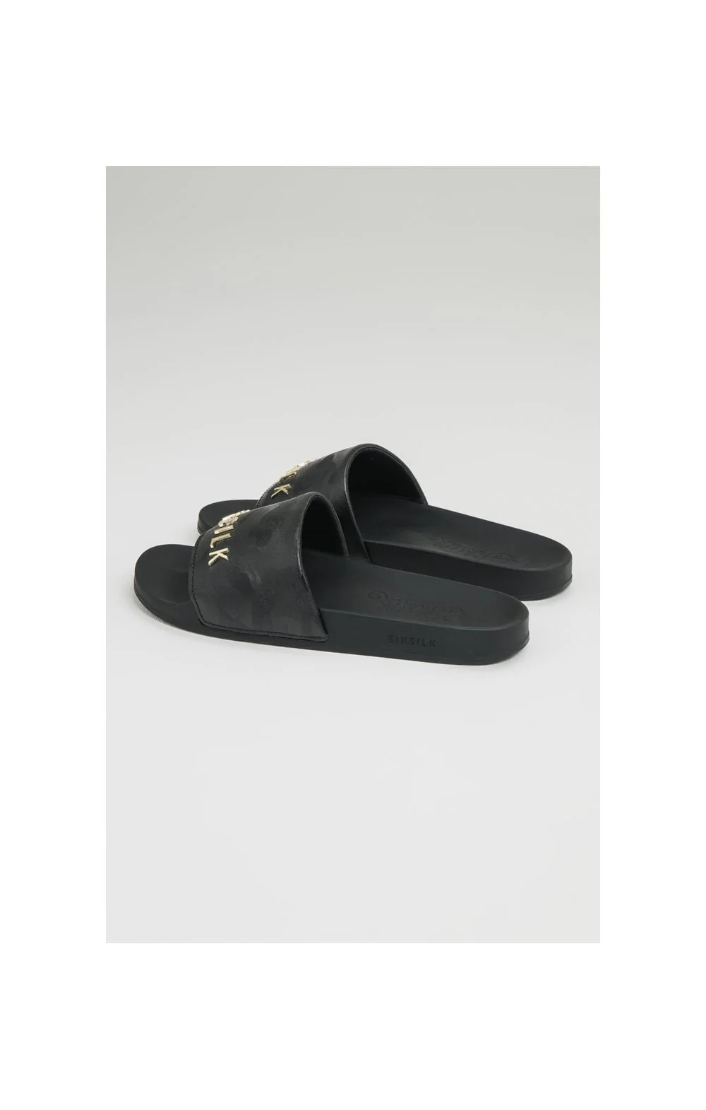SikSilk Alpha Camo Slides - Black - Image 4