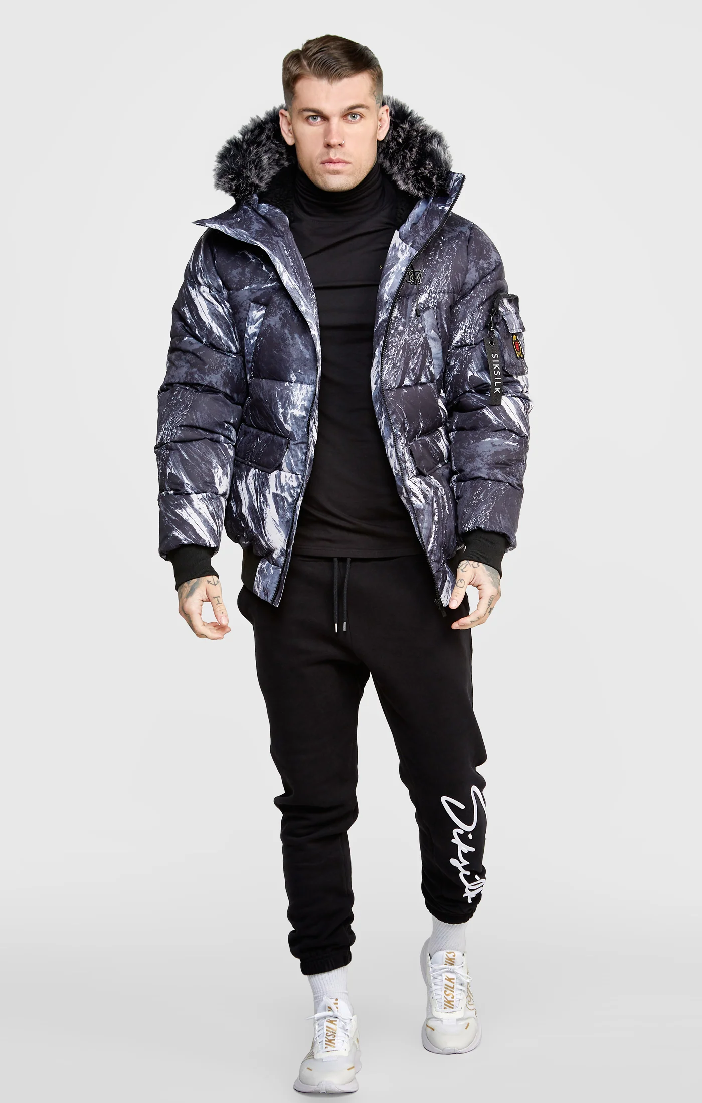 Alpine Camo Bomber Jacket - Image 3
