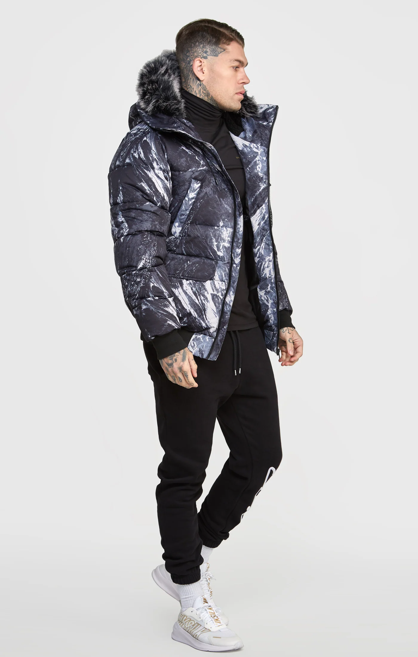 Alpine Camo Bomber Jacket - Image 6