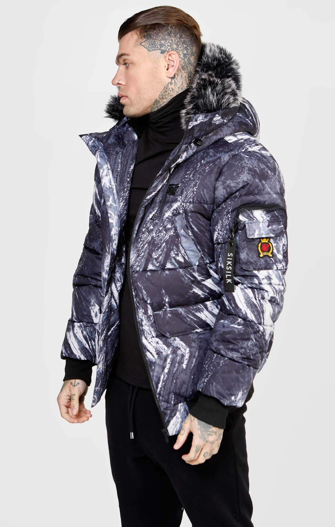 Alpine Camo Bomber Jacket - Image 7
