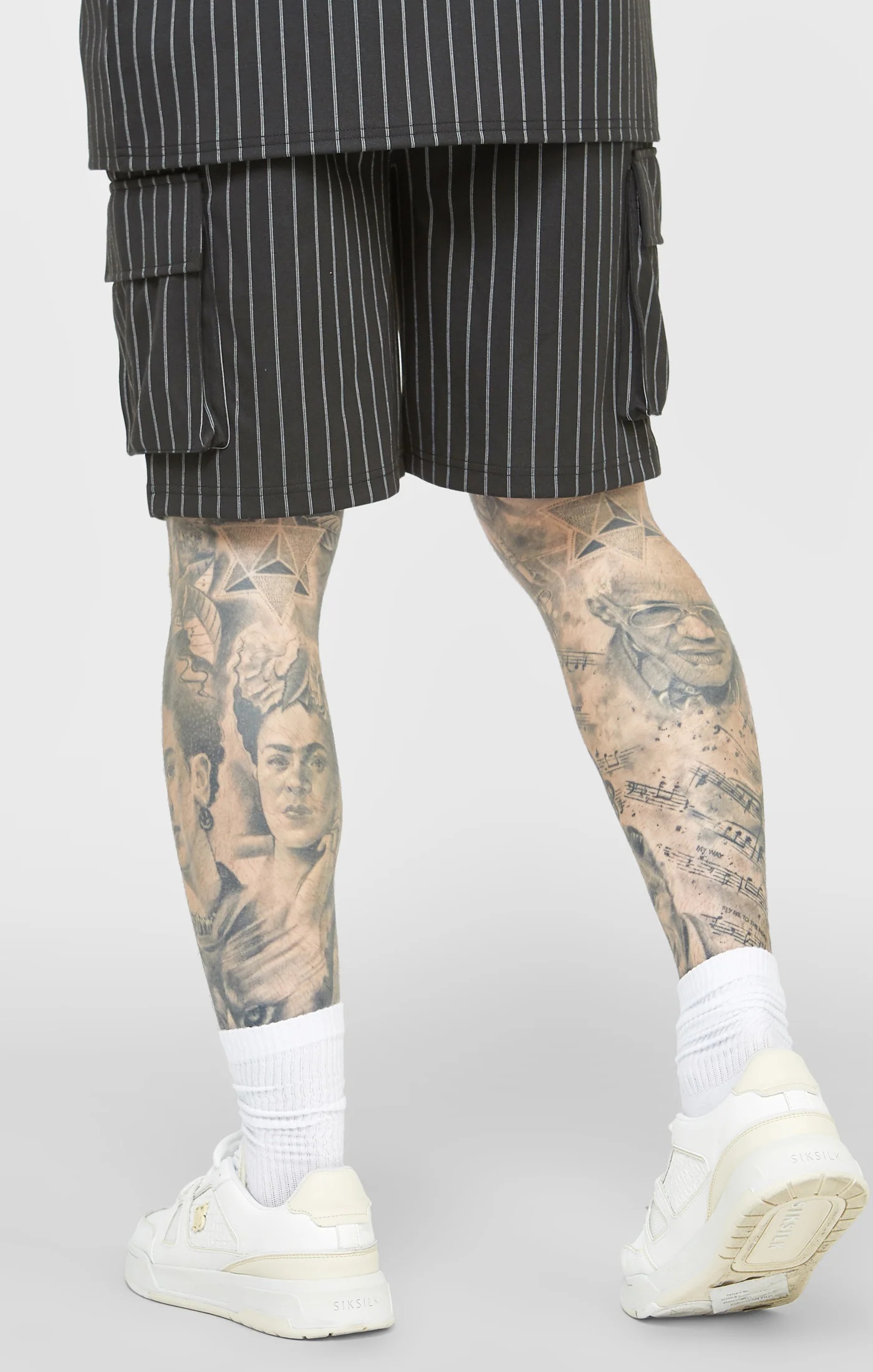 Black Anniversary Basketball Cargo Short - Image 4