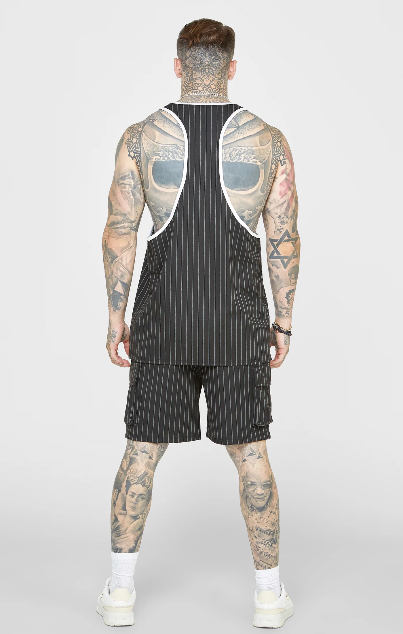 Black Anniversary Racer Back Vest - Image 5
