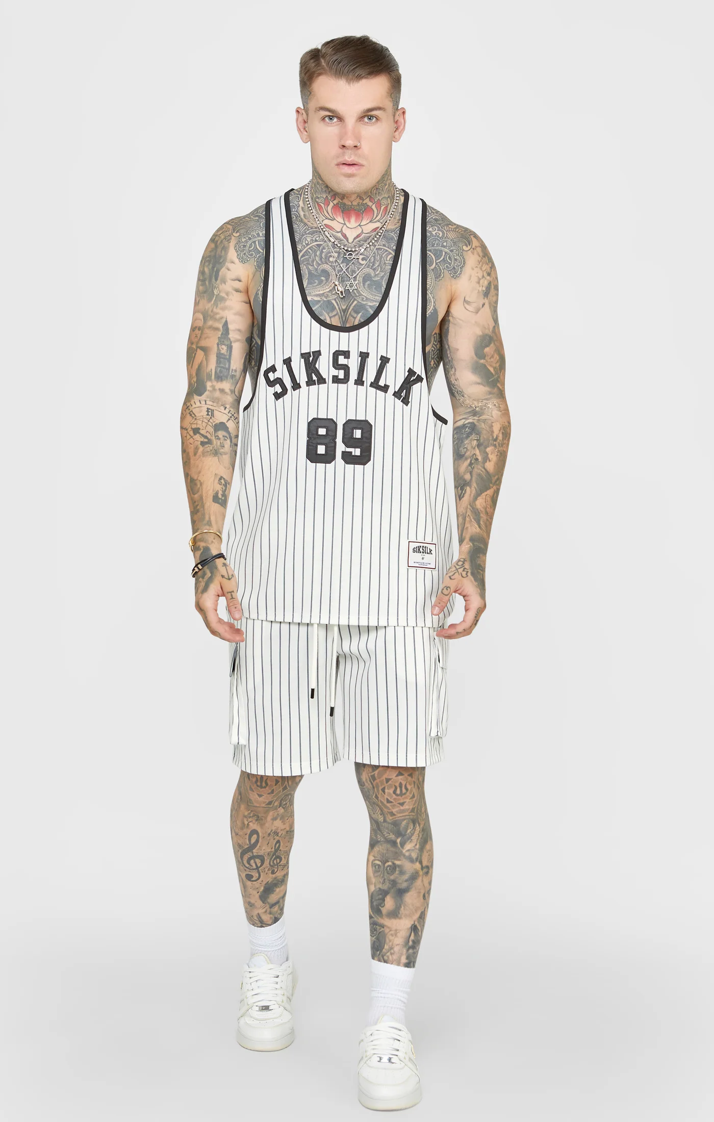 Ecru Anniversary Racer Back Vest - Image 3