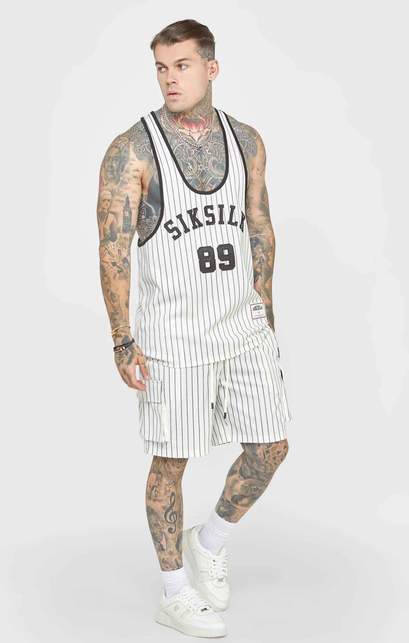 Ecru Anniversary Racer Back Vest - Image 4