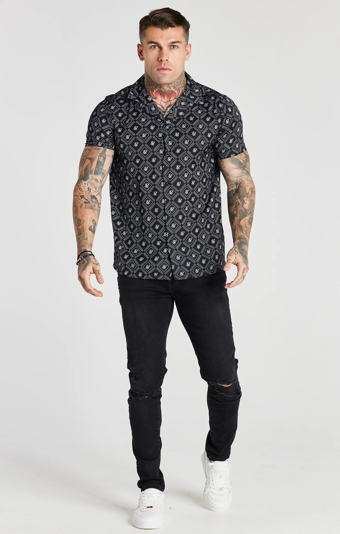Black Aop Resort Shirt - Image 4