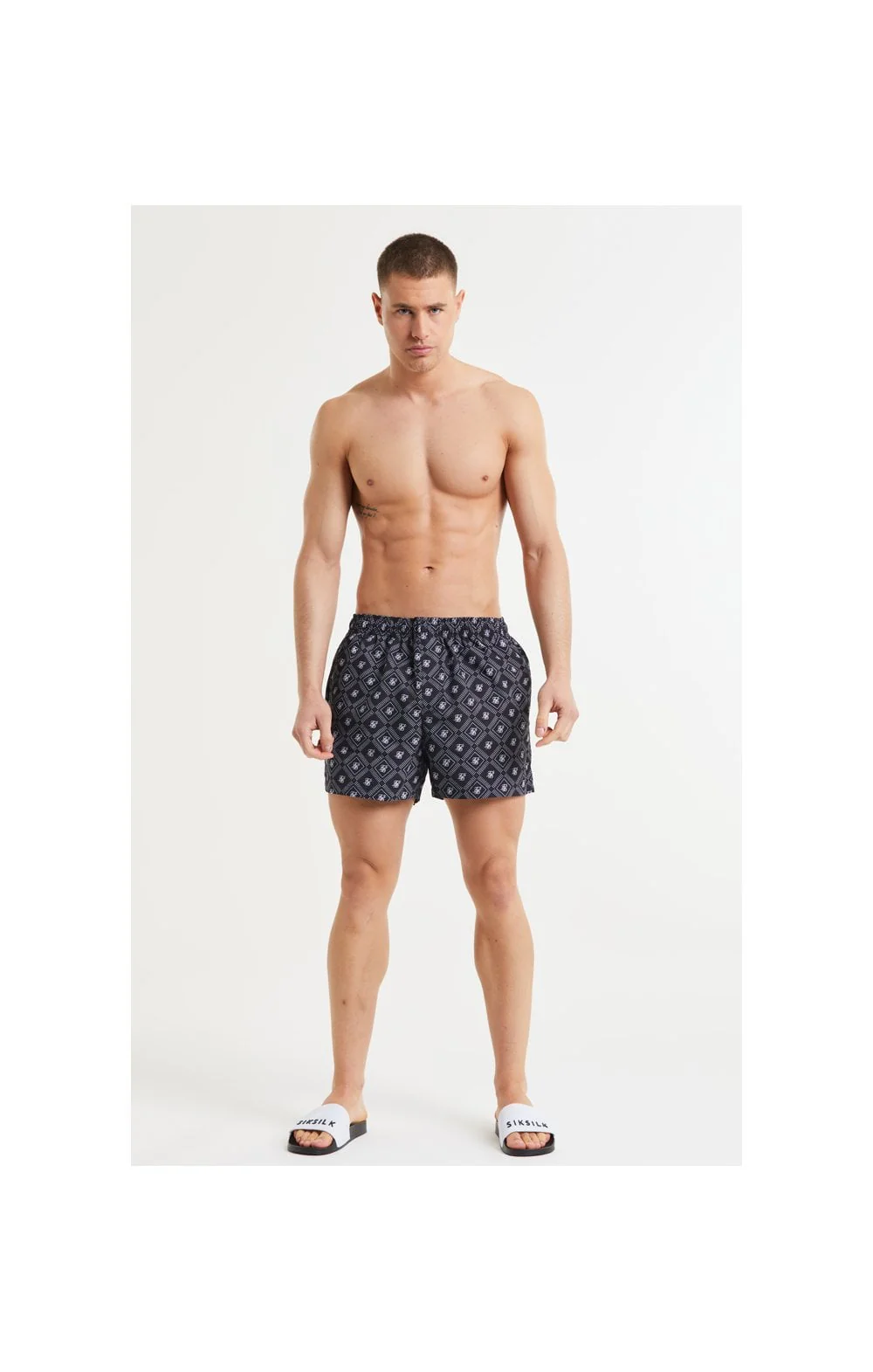 Black Aop Swim Short - Image 6