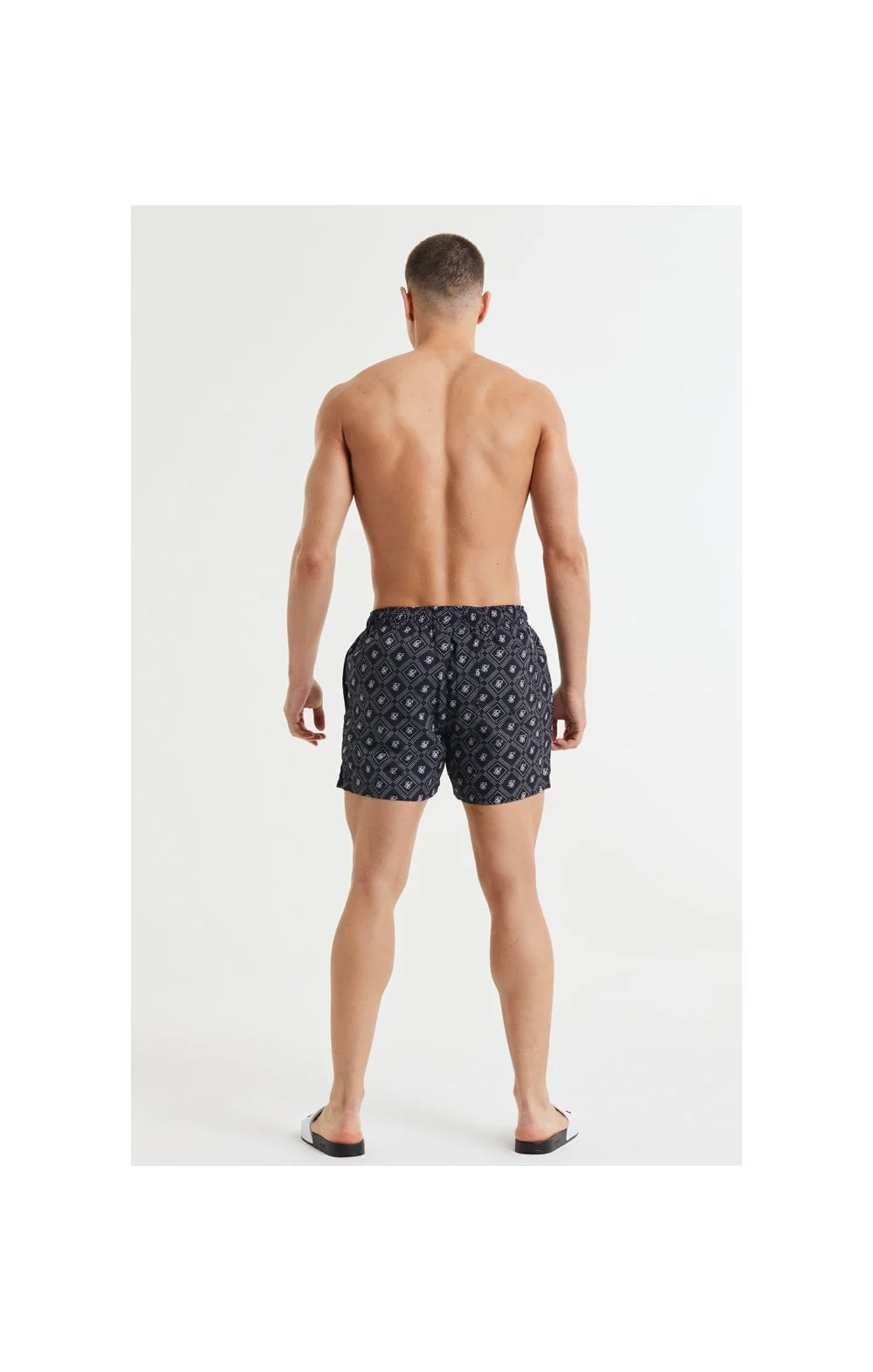 Black Aop Swim Short - Image 7