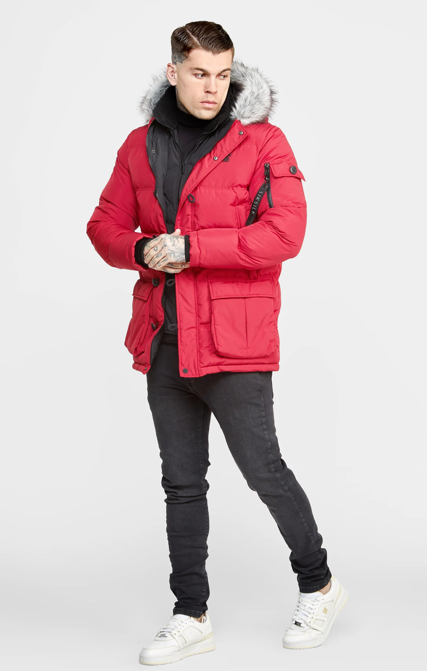 Red Arctic Parka - Image 3