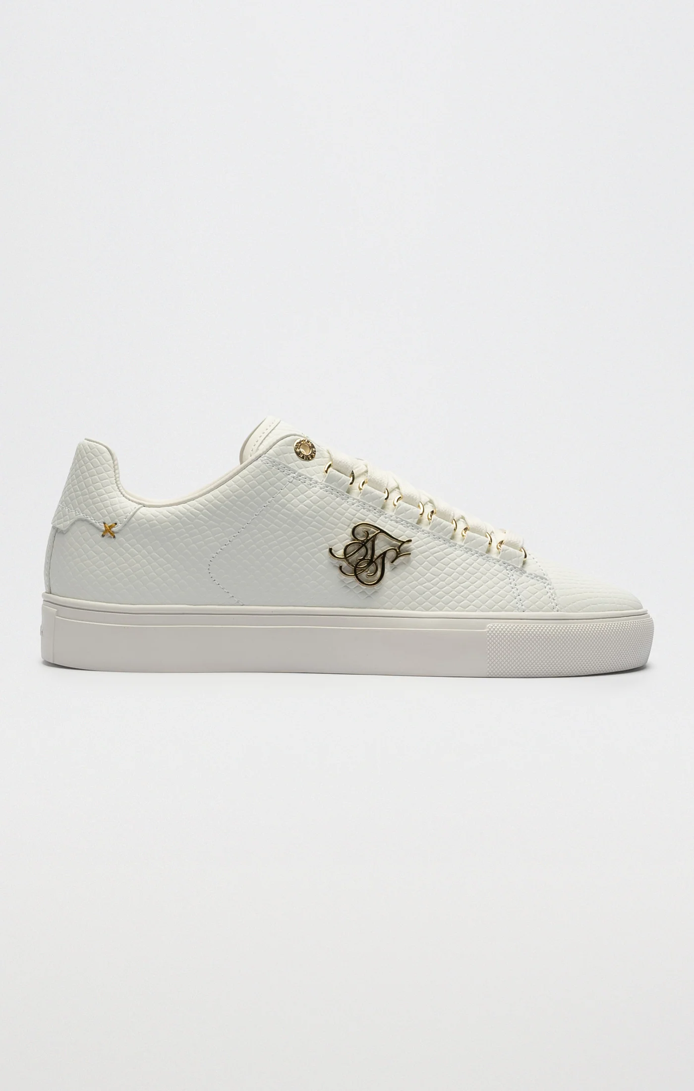 White Barra Snakeskin Effect