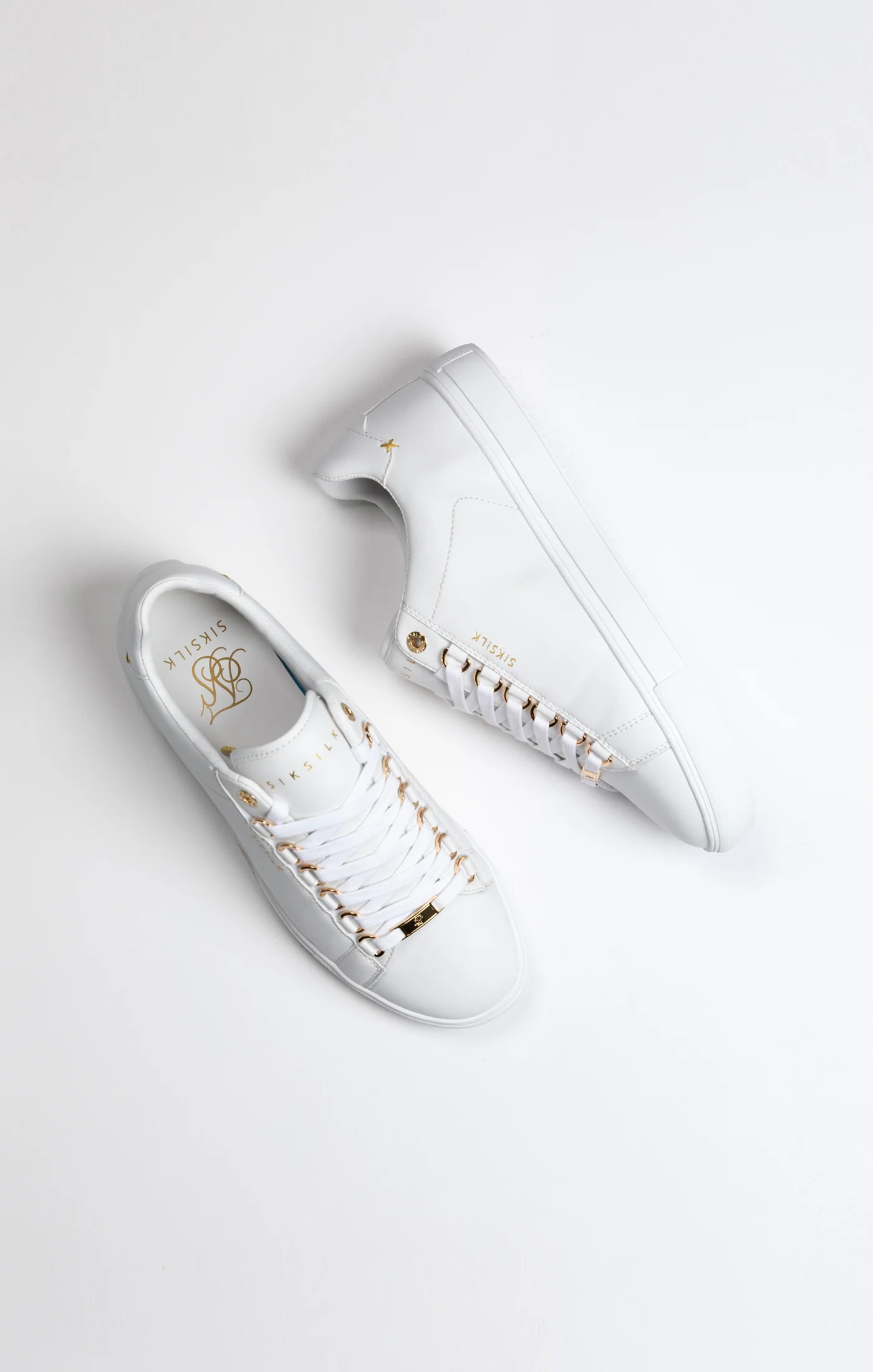 SikSilk Barra - White White & Gold - Image 5