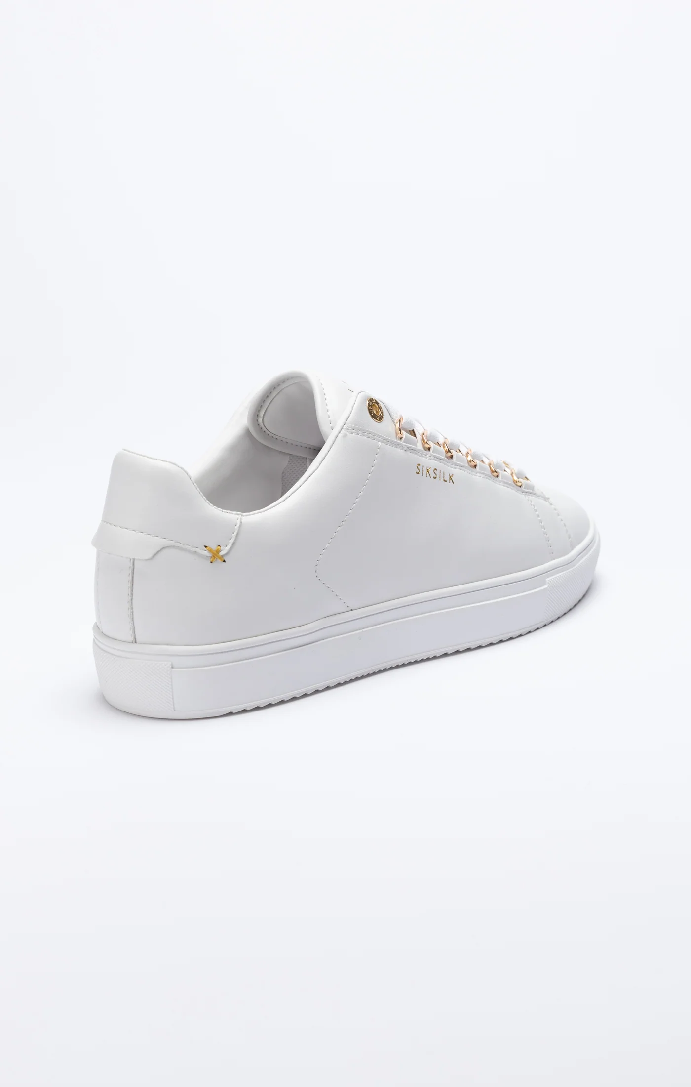 White Classic Trainer With Metal D-Rings - Image 3
