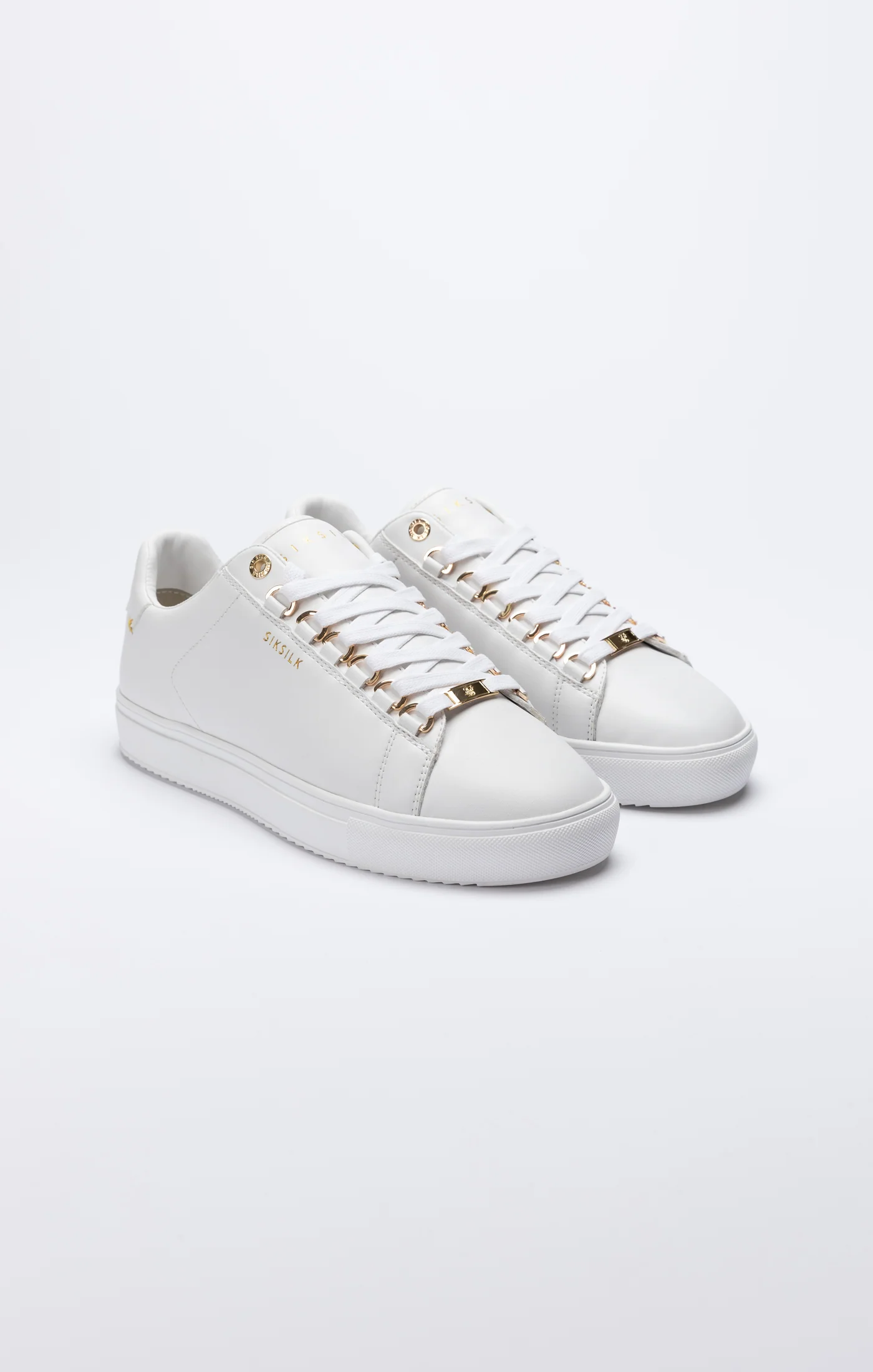 White Classic Trainer With Metal D-Rings - Image 5