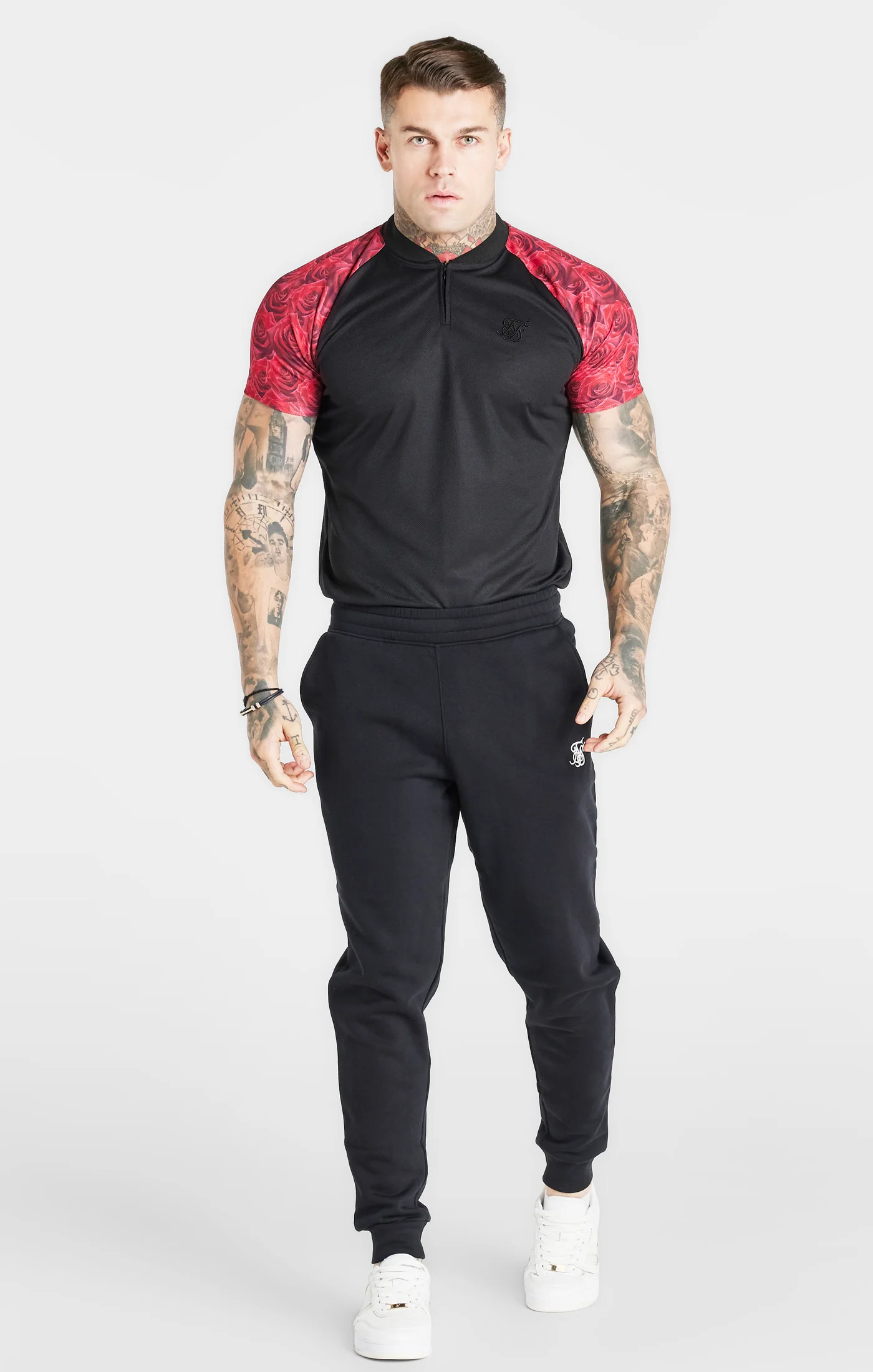 Black Fitted Baseball Jersey T-Shirt - Image 2