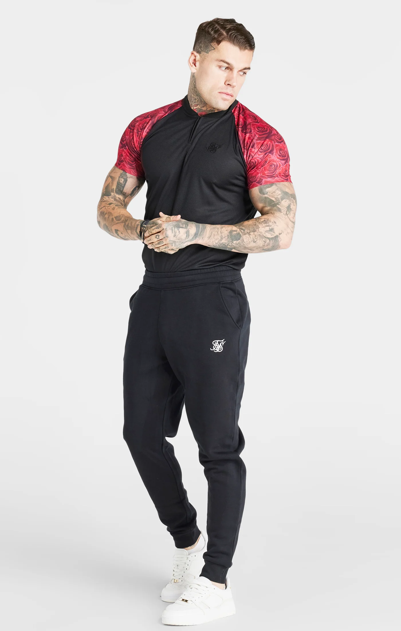 Black Fitted Baseball Jersey T-Shirt - Image 4