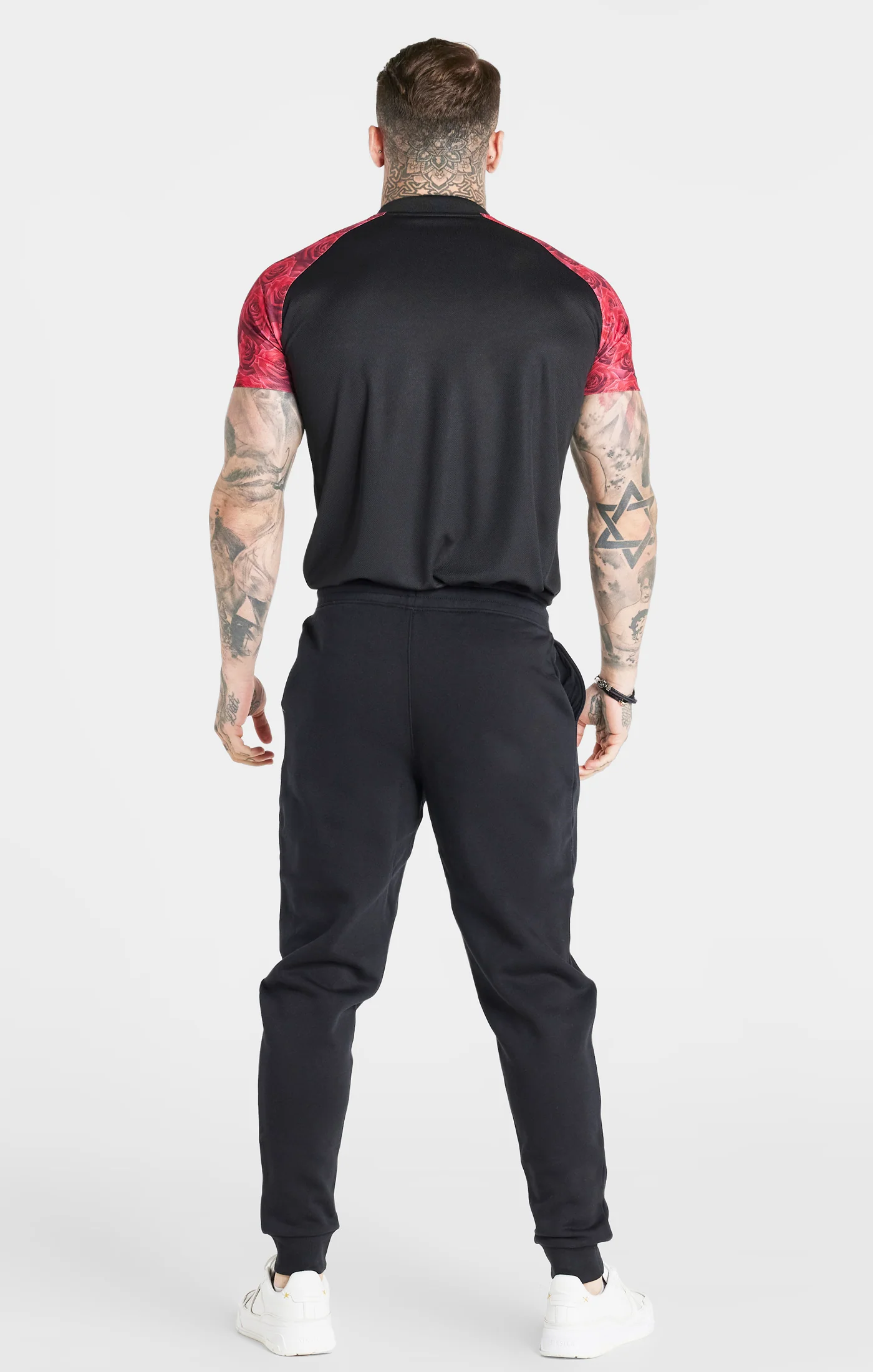Black Fitted Baseball Jersey T-Shirt - Image 5