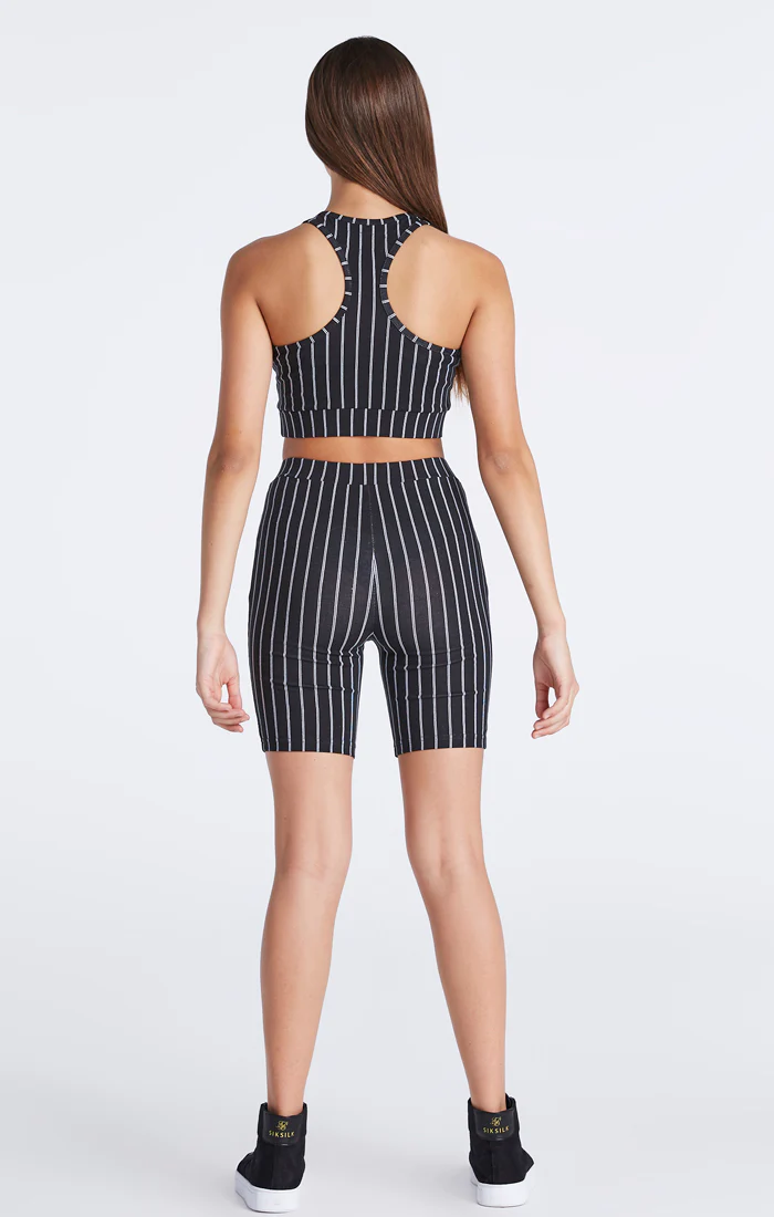 Girls Black Stripe Bralette - Image 6