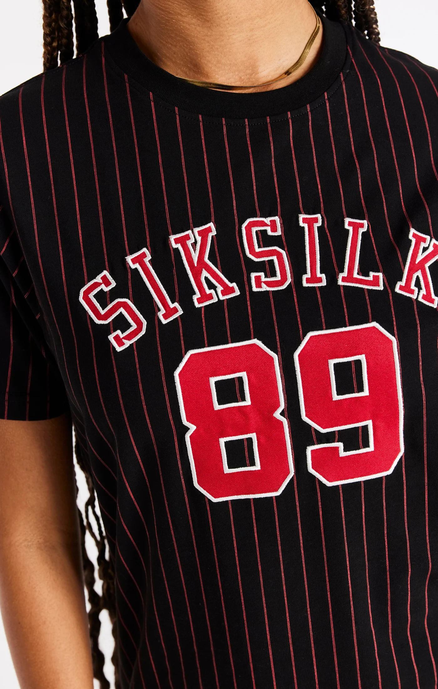 Black And Red Baseball T-Shirt Dress - Image 2