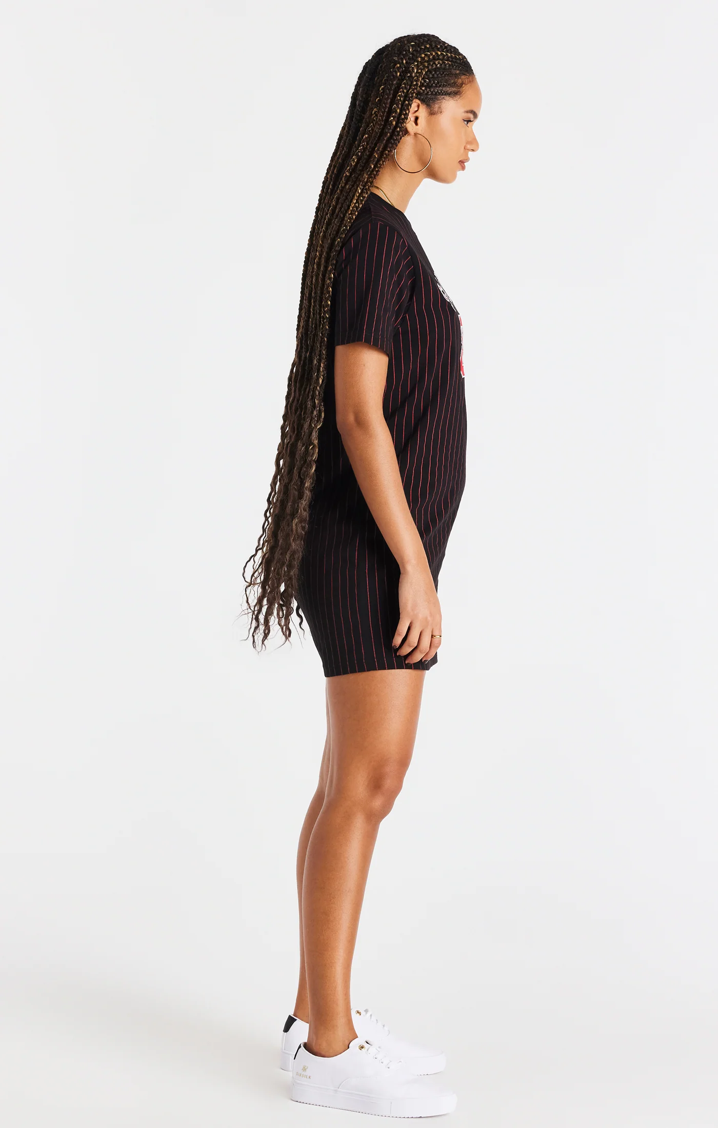 Black And Red Baseball T-Shirt Dress - Image 4