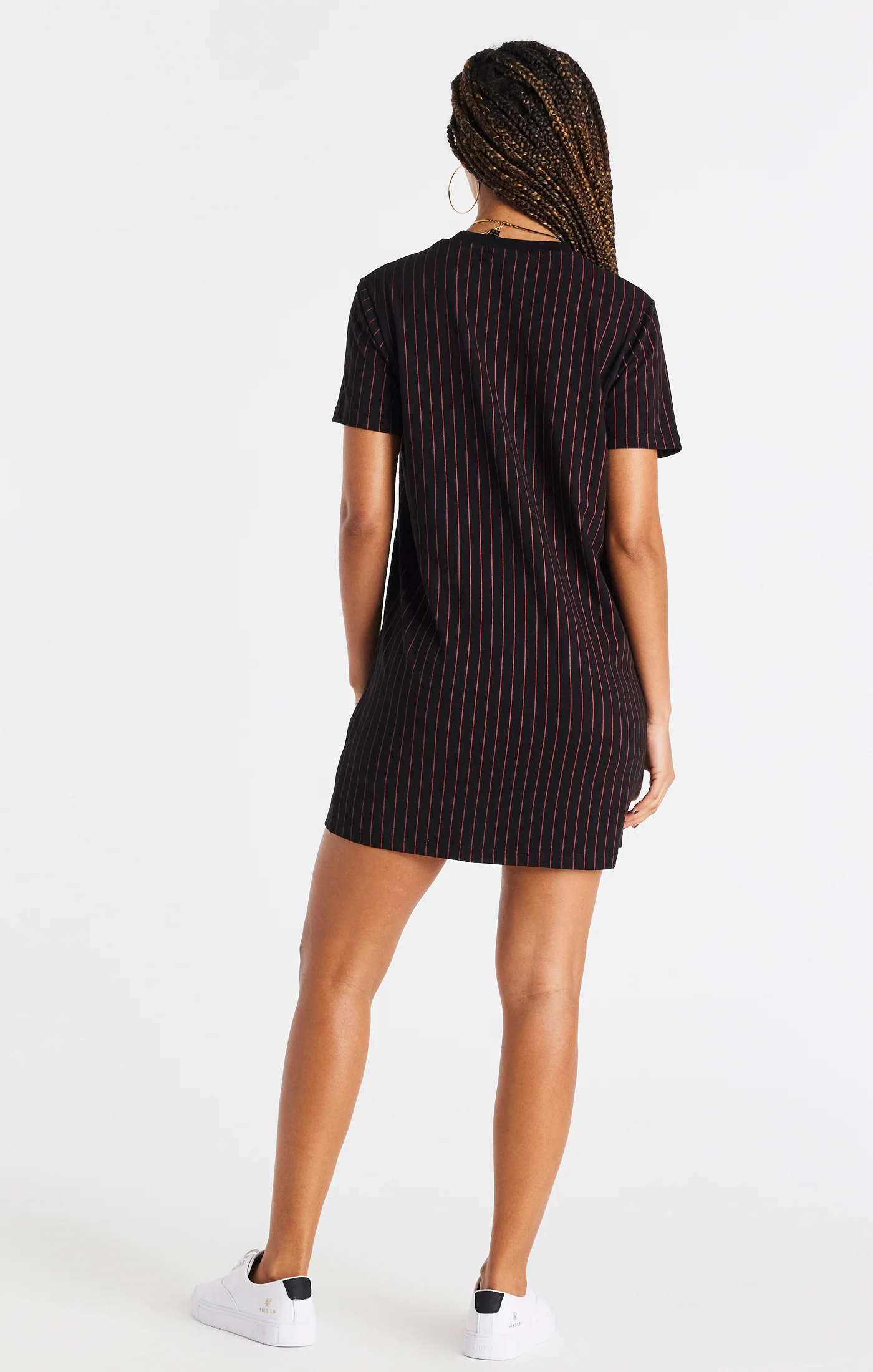 Black And Red Baseball T-Shirt Dress - Image 5
